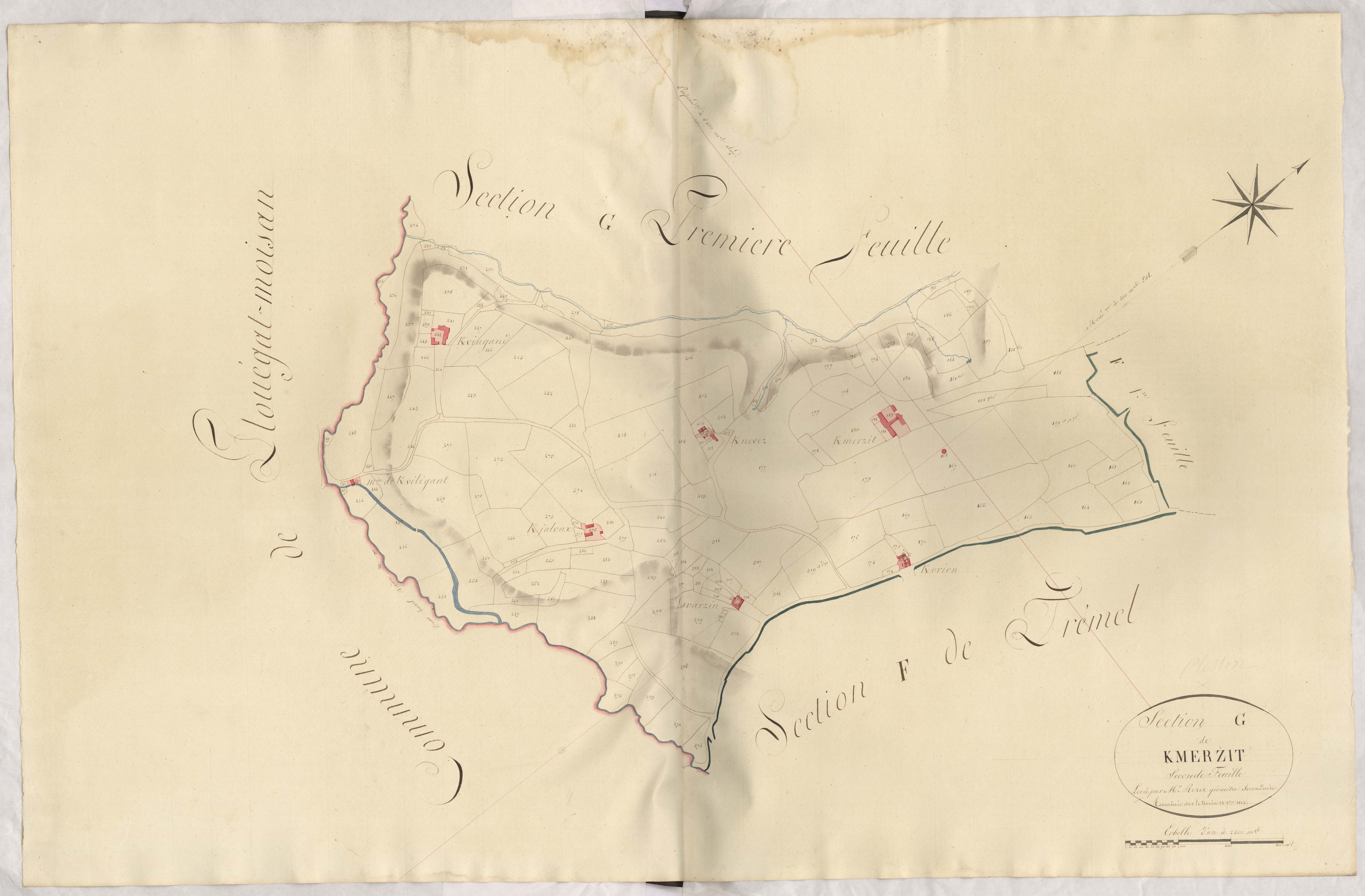 Plestin-les-Grèves - Section G, 2e feuille