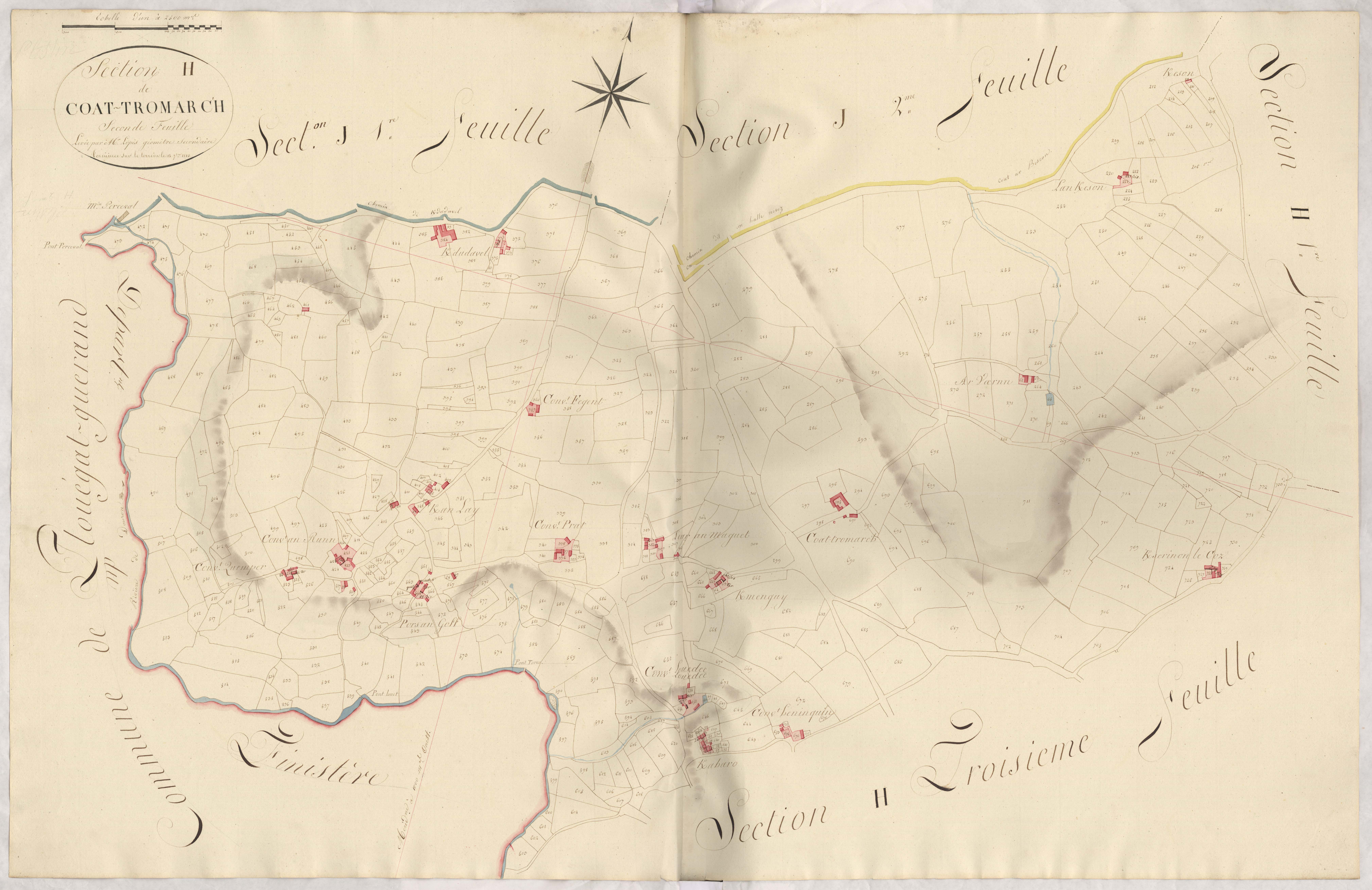 Plestin-les-Grèves - Section H, 2e feuille