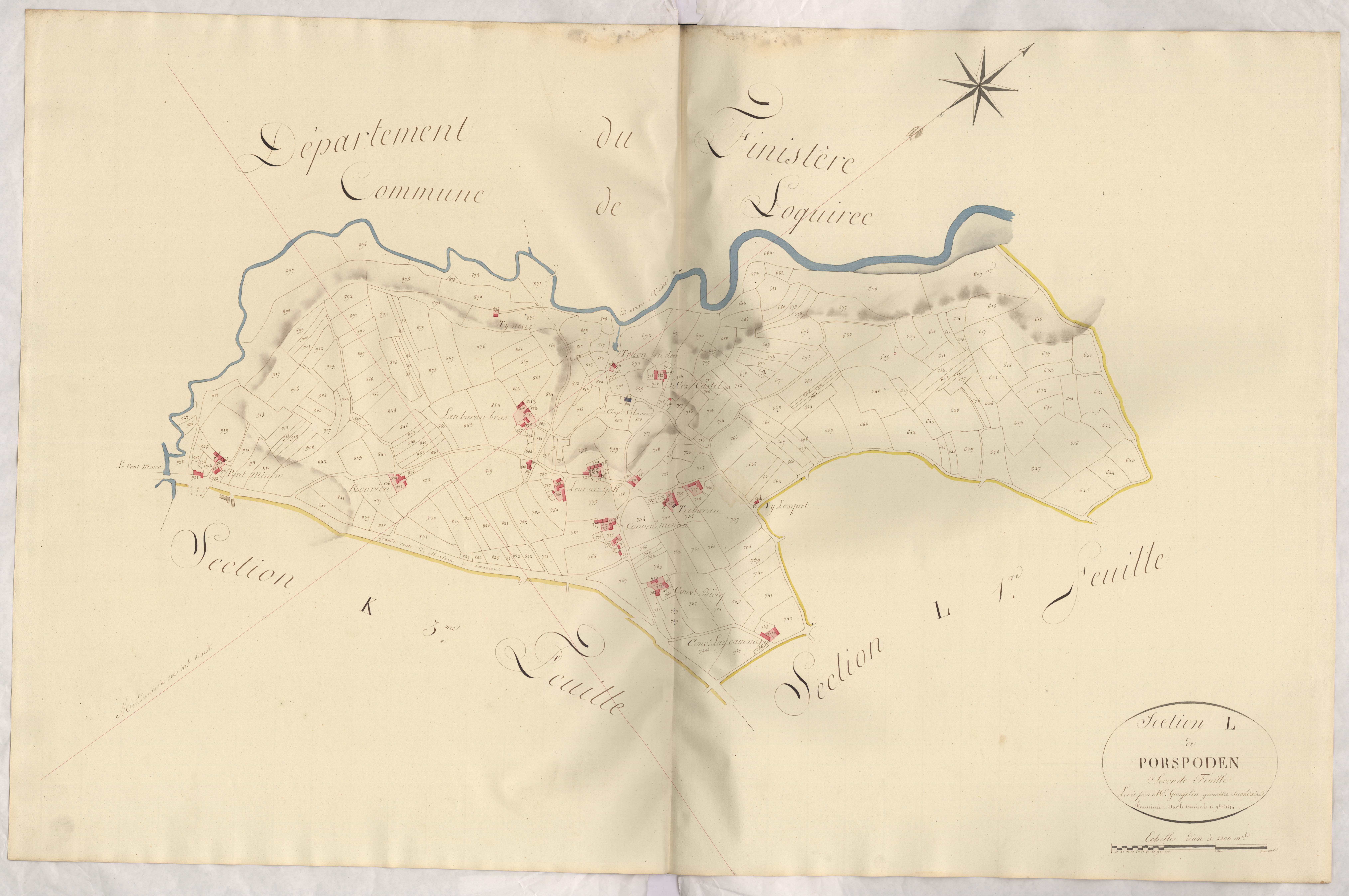 Plestin-les-Grèves - Section L, 2e feuille