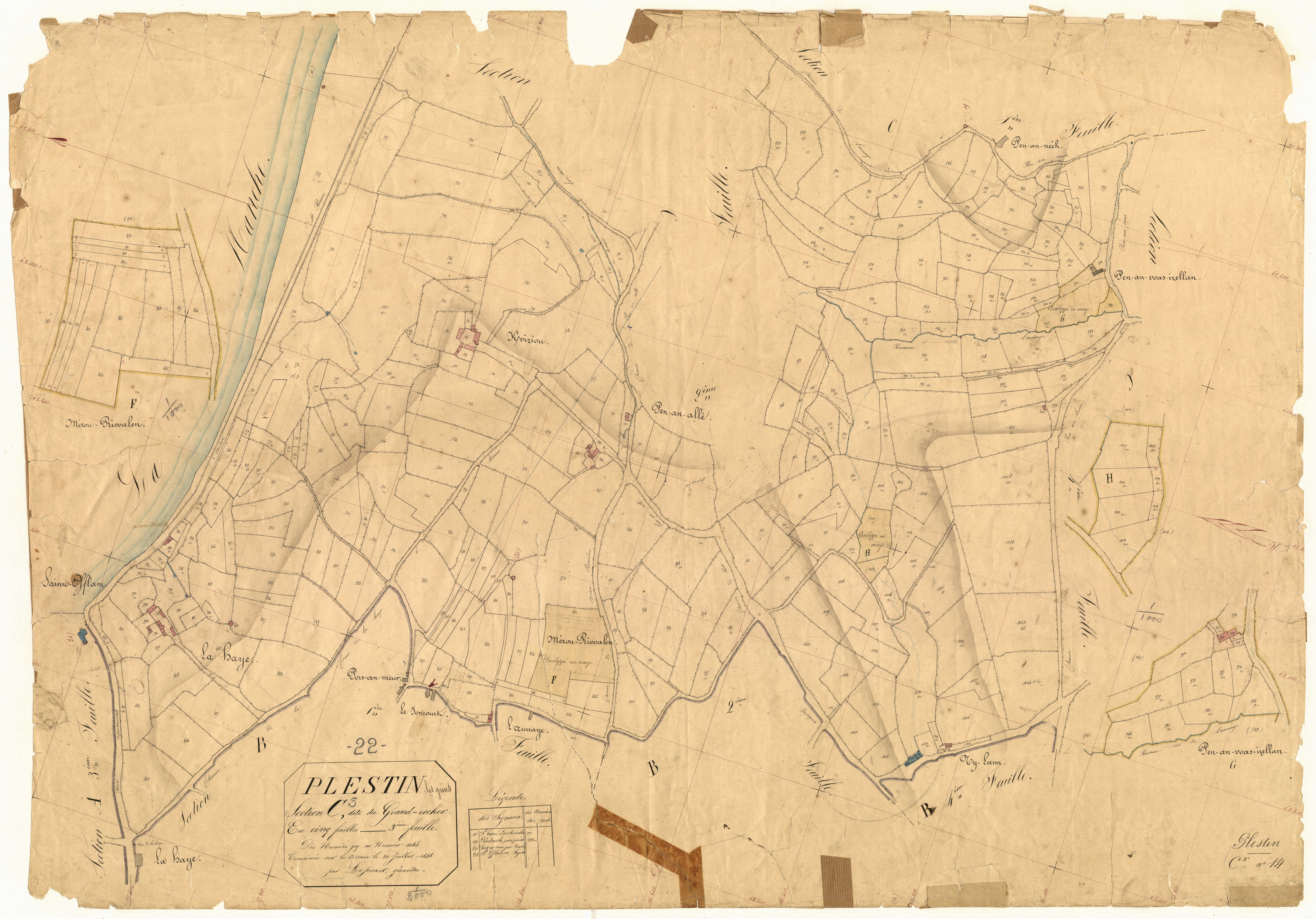Plestin-les-Grèves - Section C, 3e feuille