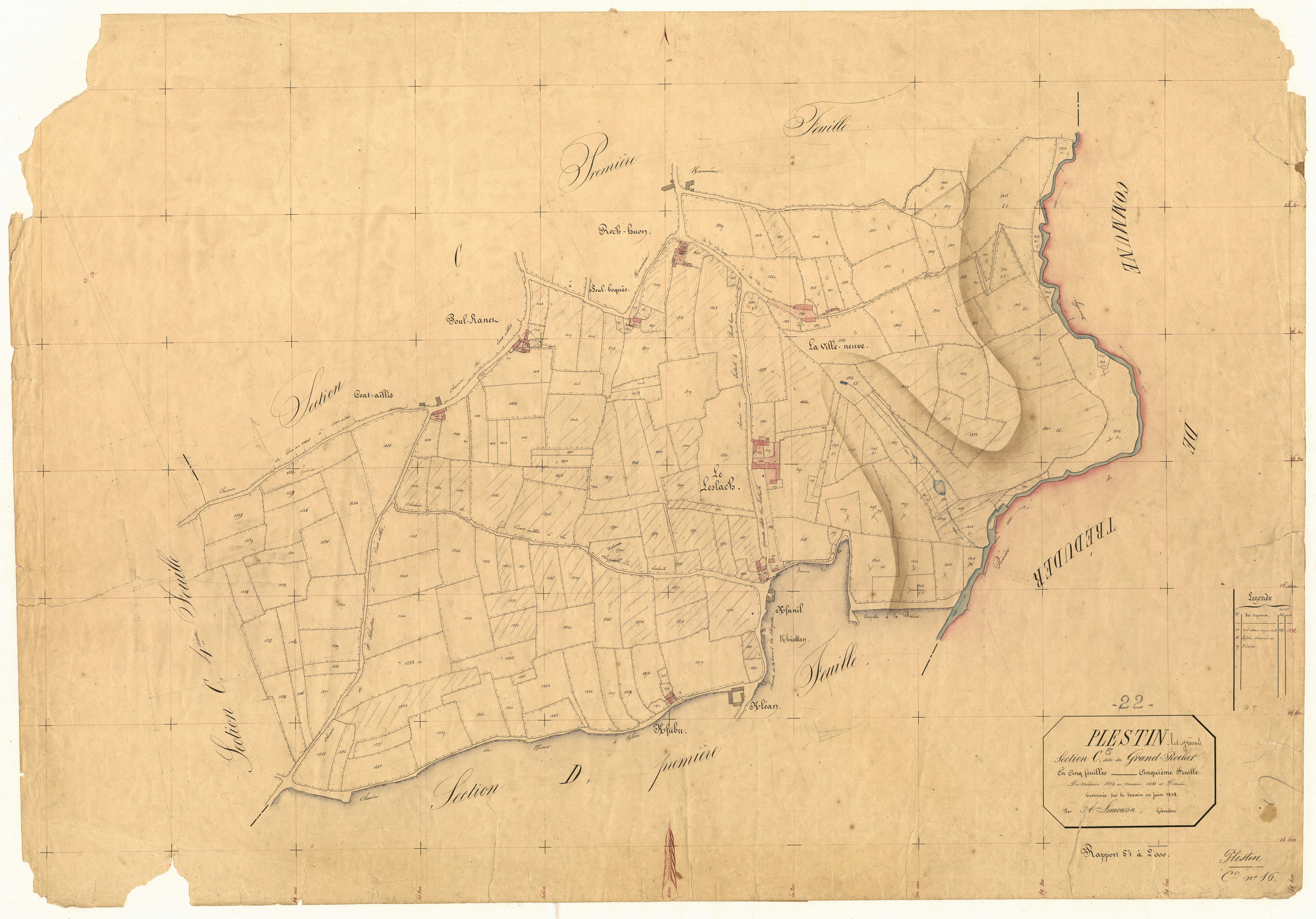 Plestin-les-Grèves - Section C, 5e feuille