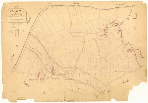 Plestin-les-Grèves - Section B, 1re feuille