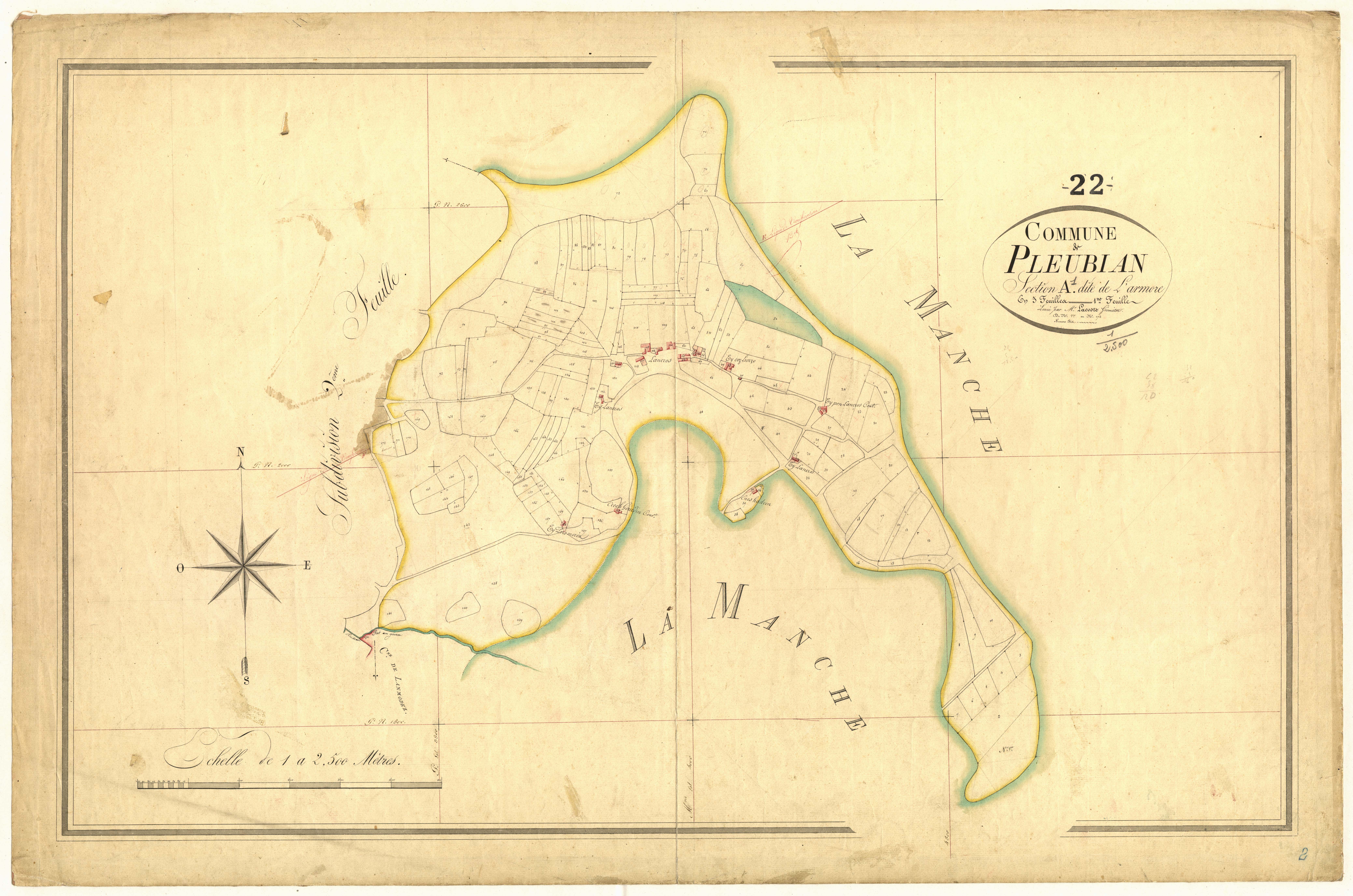 Pleubian - Section A, 1re feuille