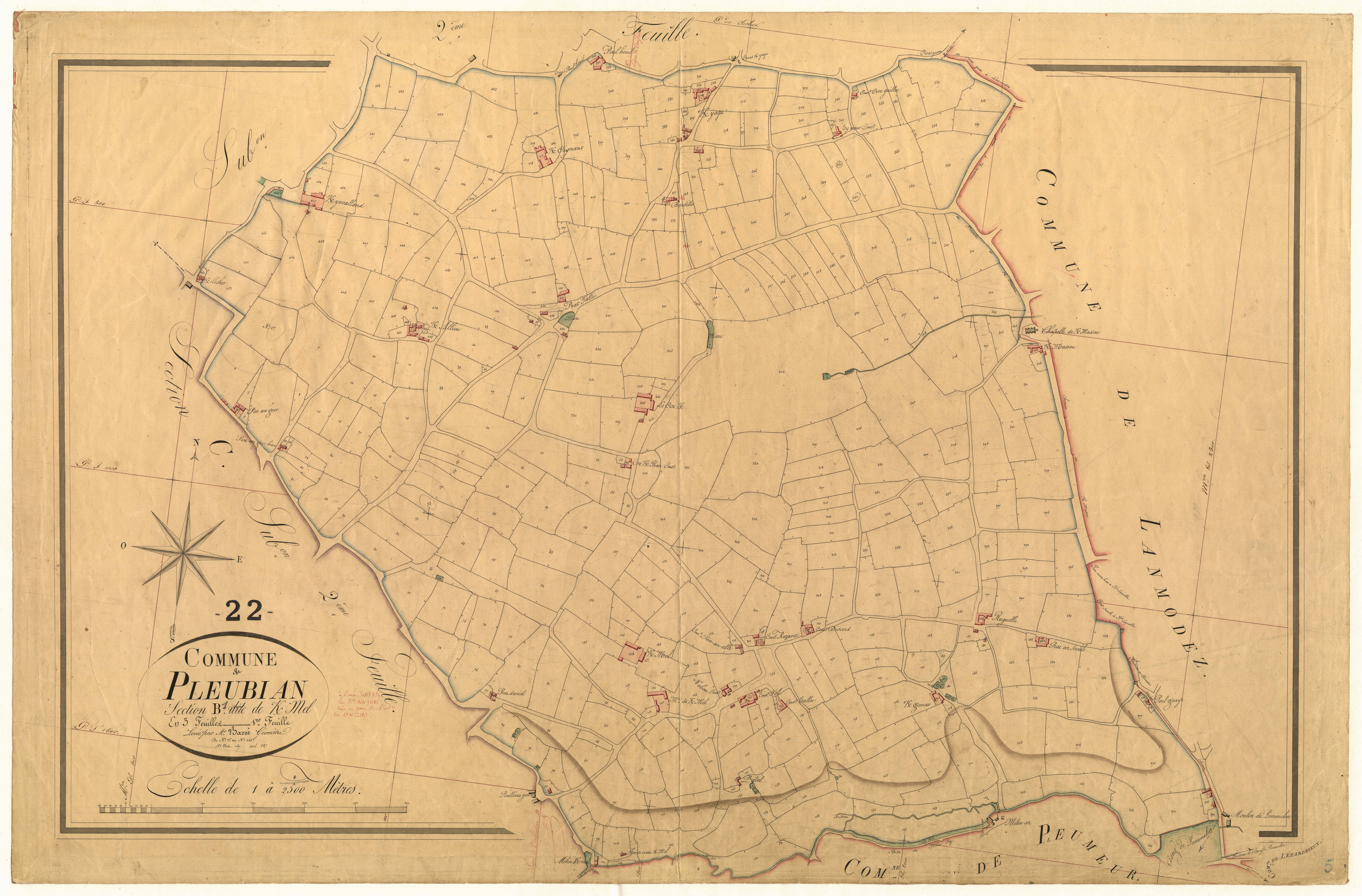 Pleubian - Section B, 1re feuille