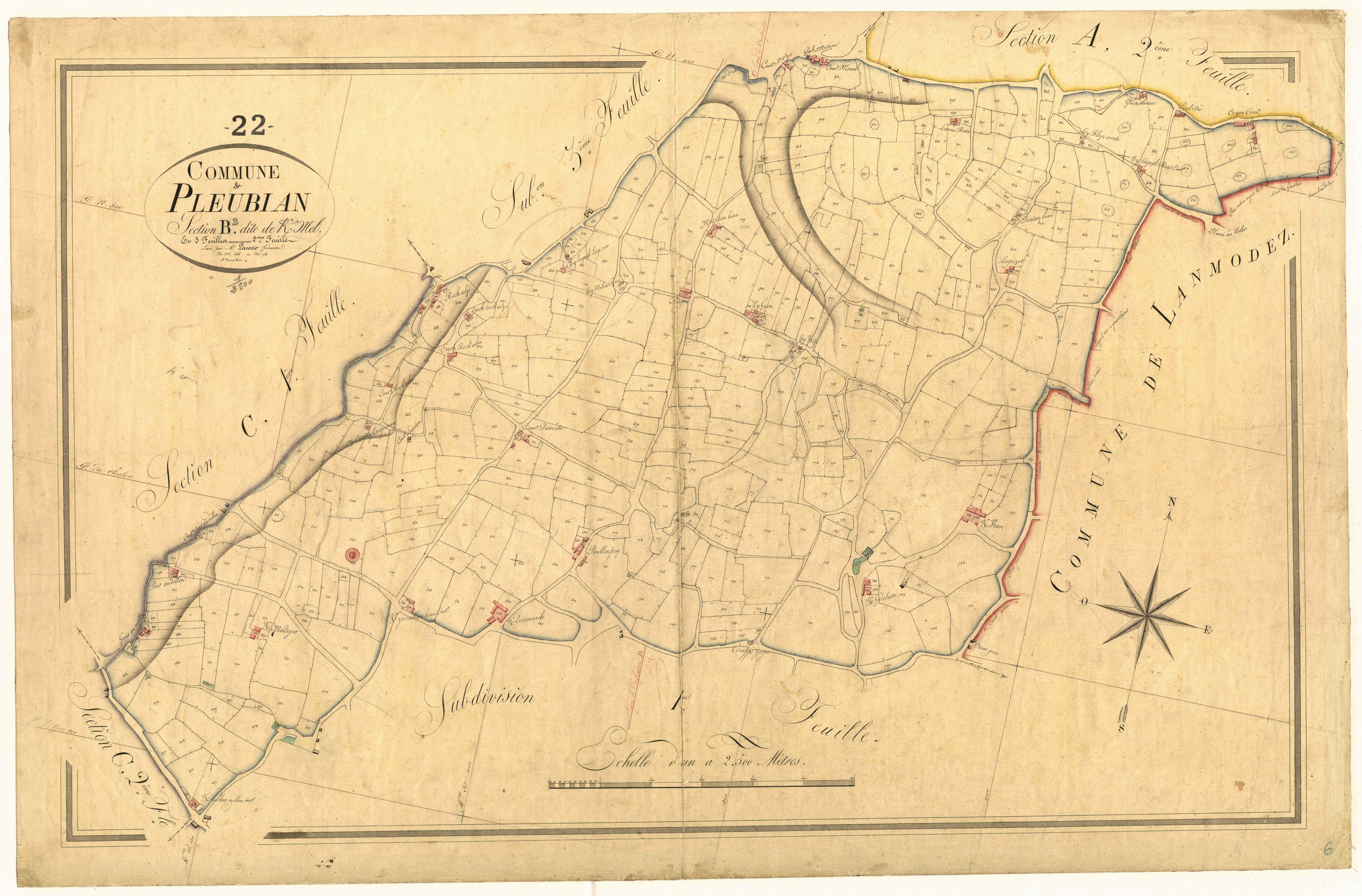 Pleubian - Section B, 2e feuille