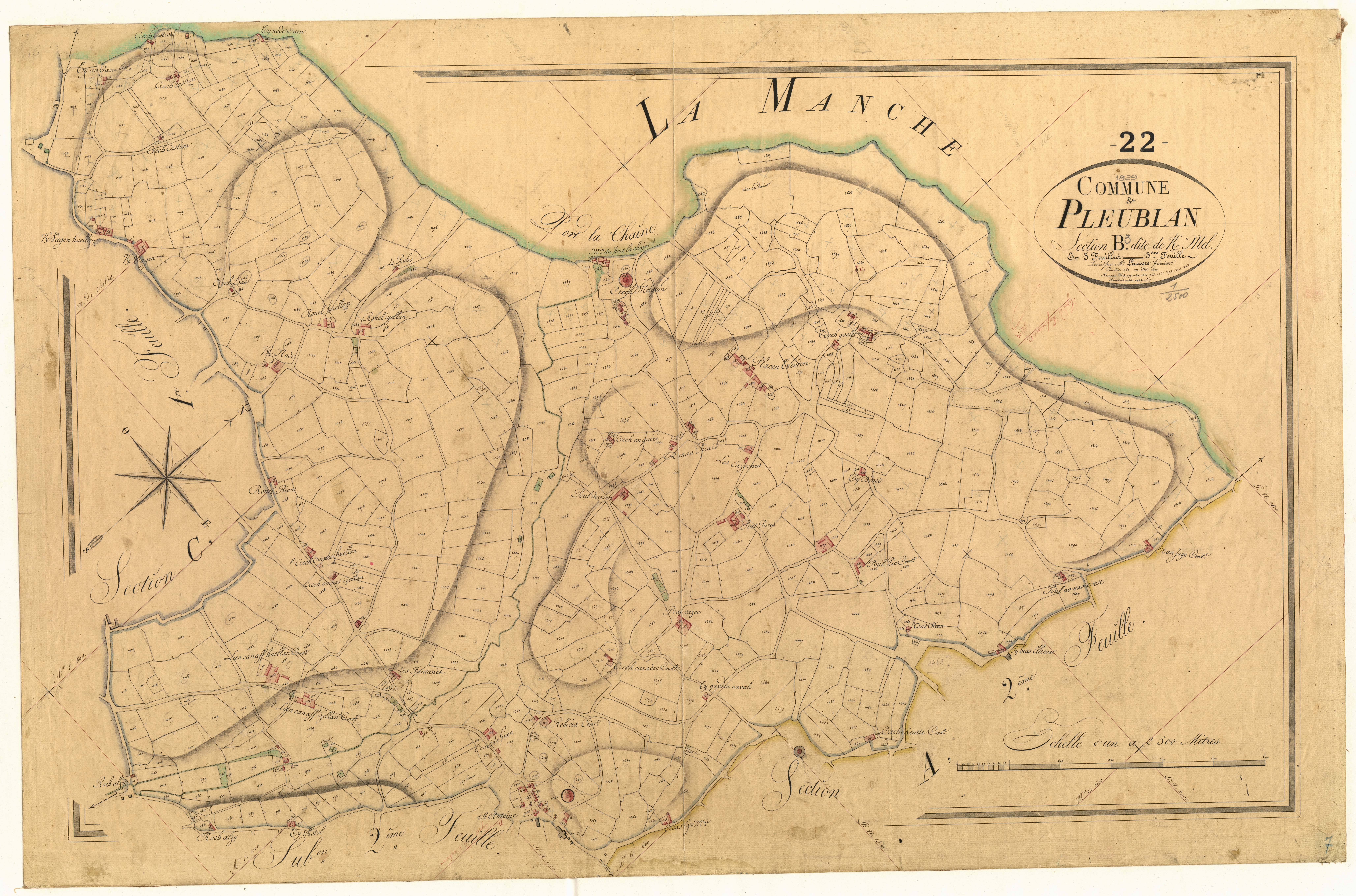 Pleubian - Section B, 3e feuille