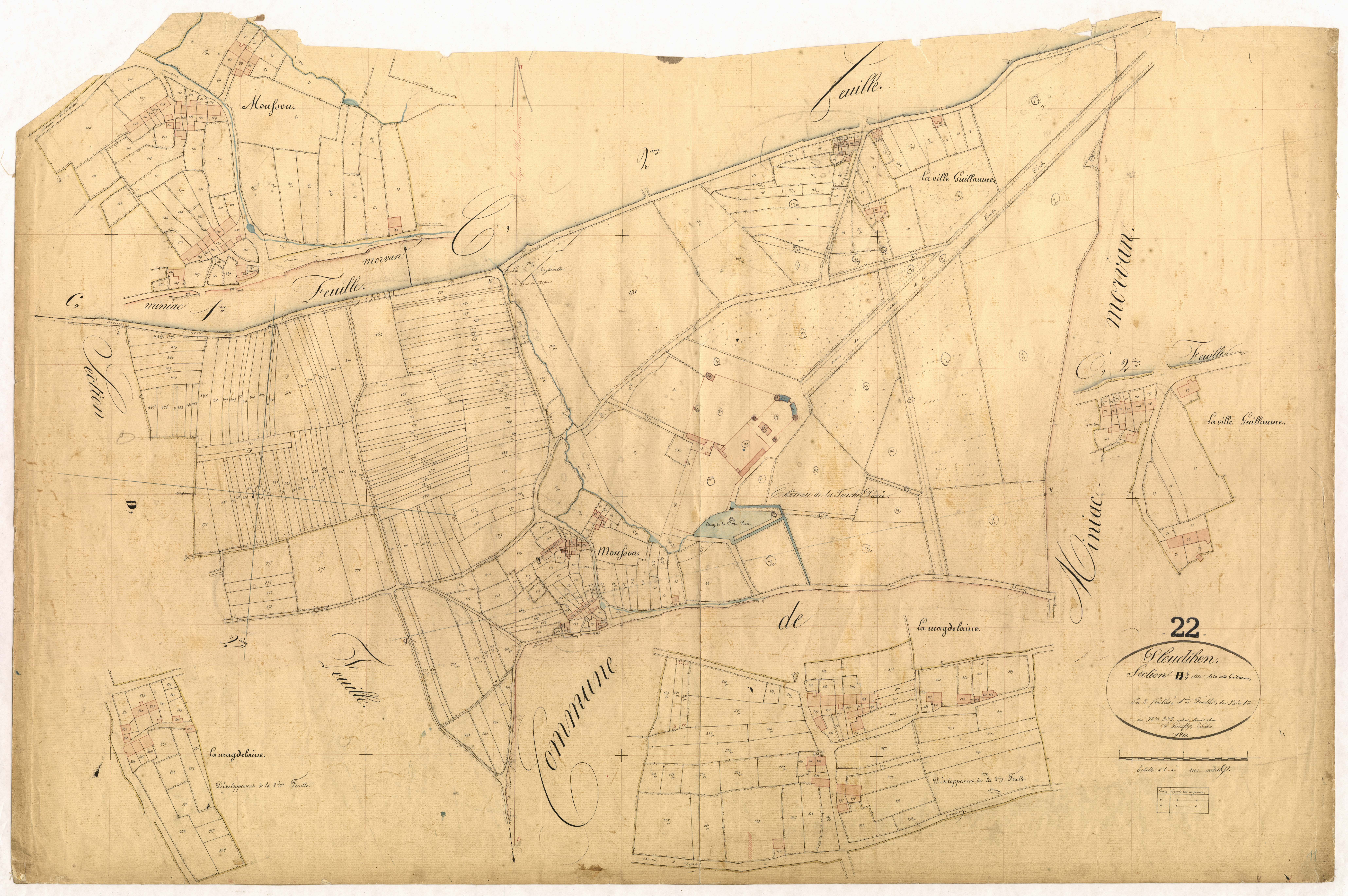Pleudihen-sur-Rance - Section D, 1re feuille