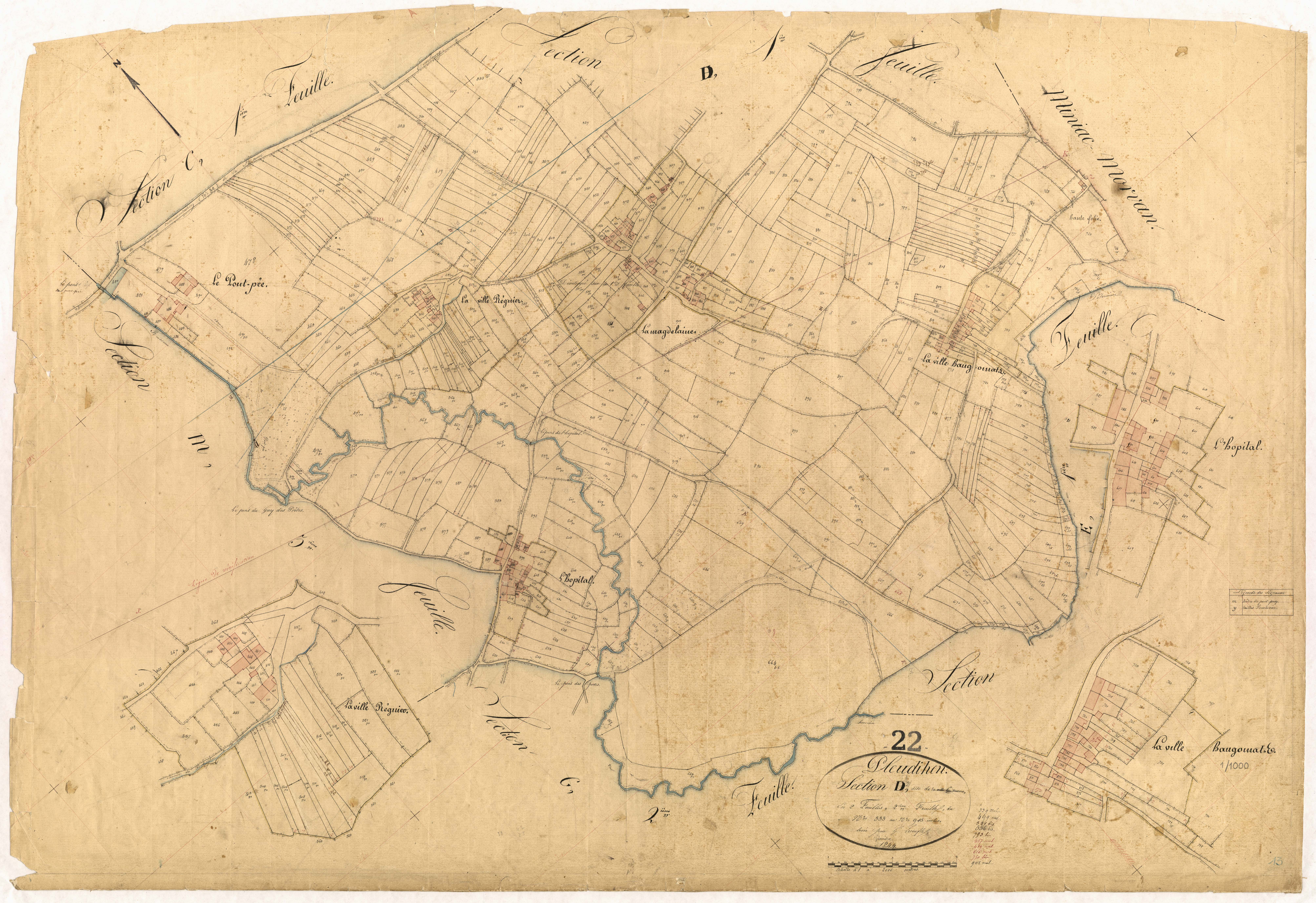 Pleudihen-sur-Rance - Section D, 2e feuille
