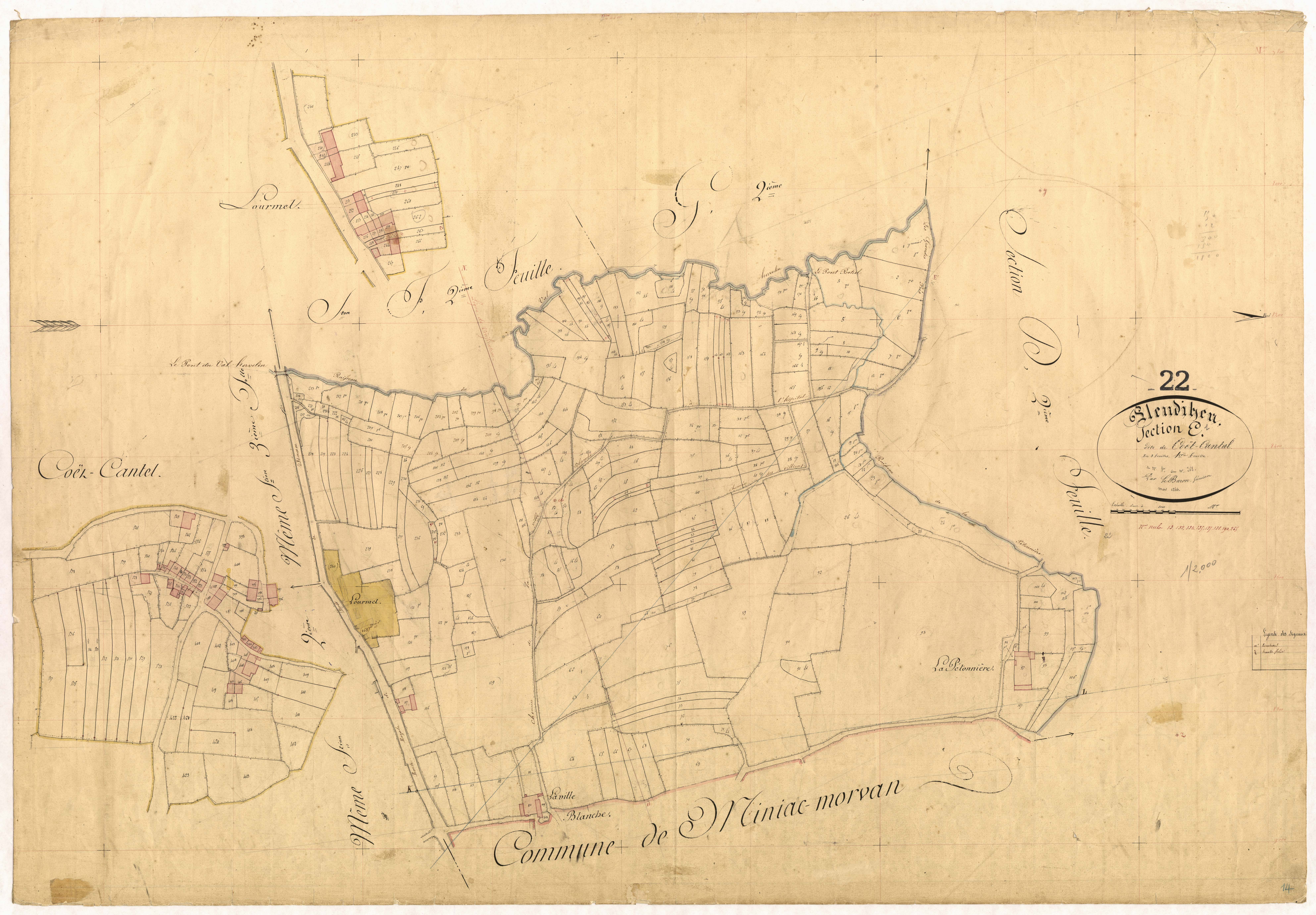 Pleudihen-sur-Rance - Section E, 1re feuille