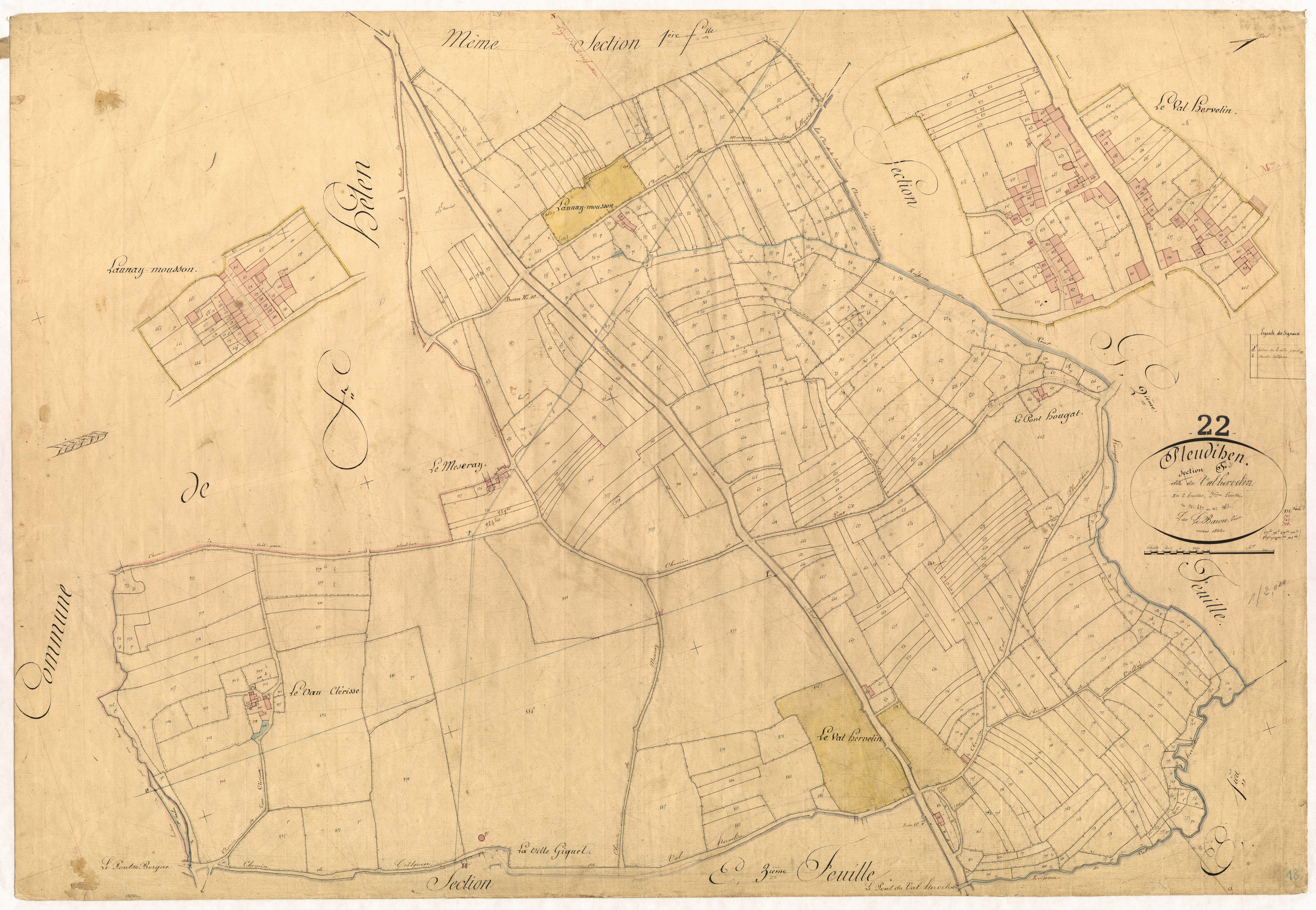 Pleudihen-sur-Rance - Section F, 2e feuille