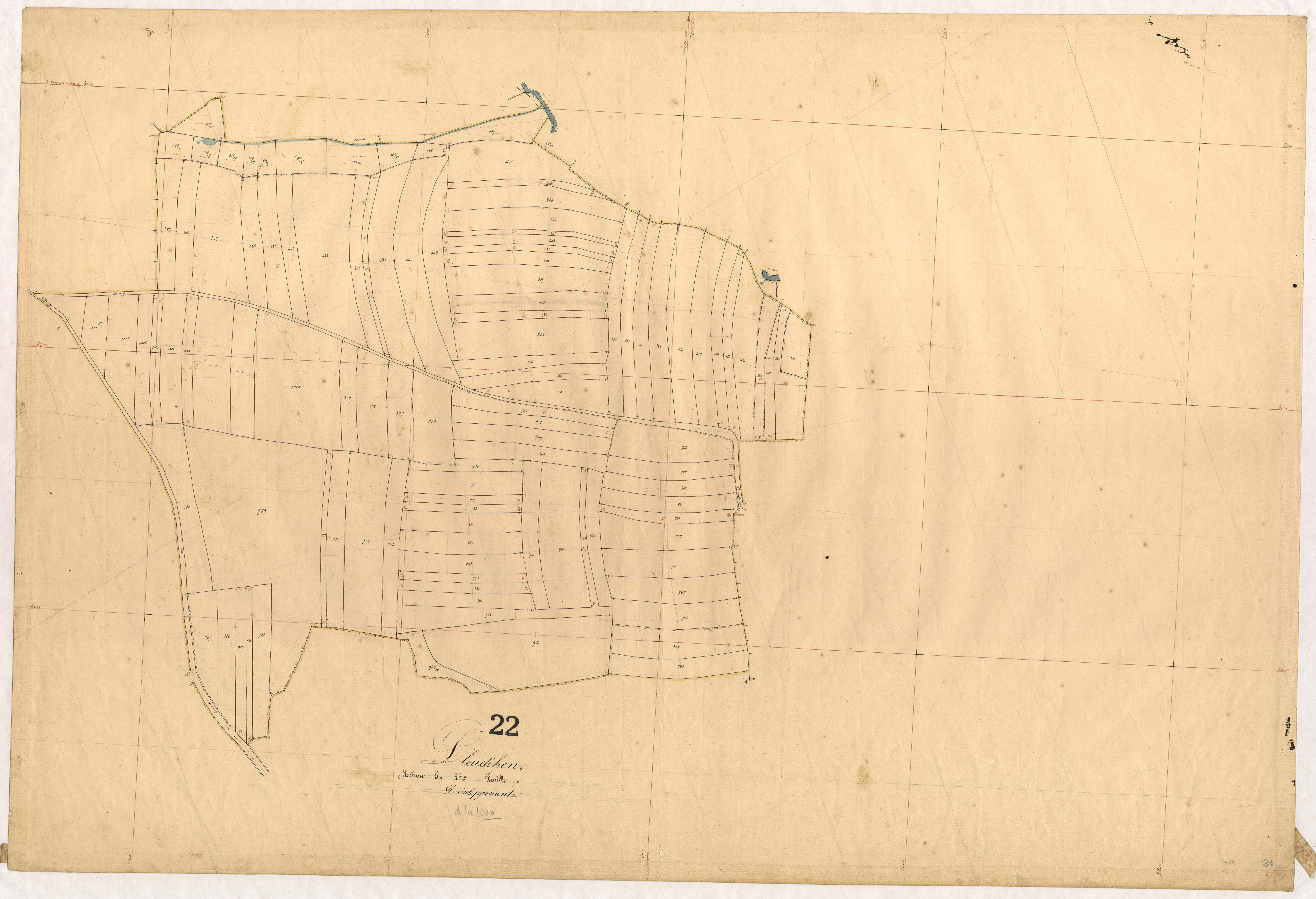 Pleudihen-sur-Rance - Section G, 2e feuille : développement