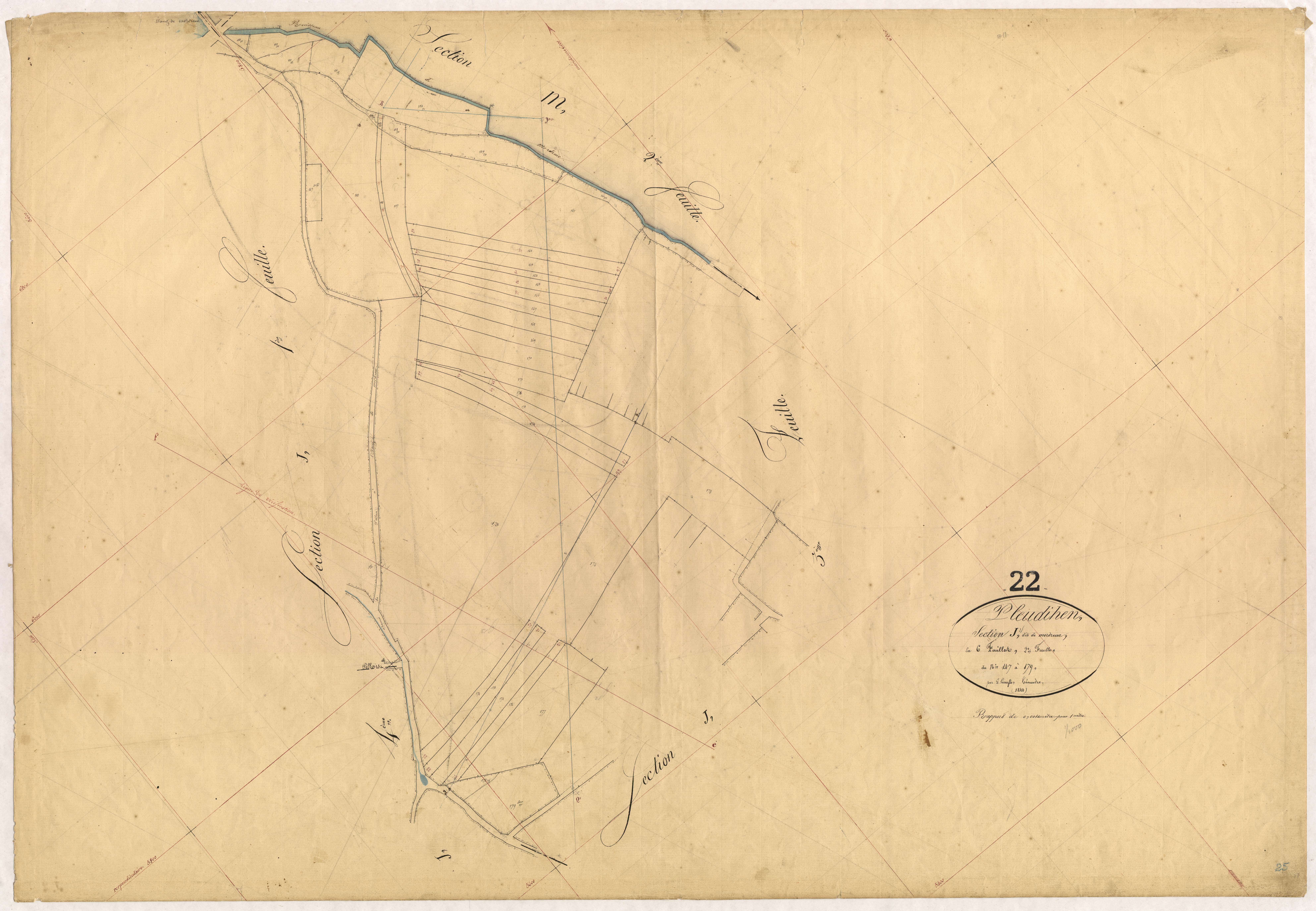 Pleudihen-sur-Rance - Section J, 2e feuille