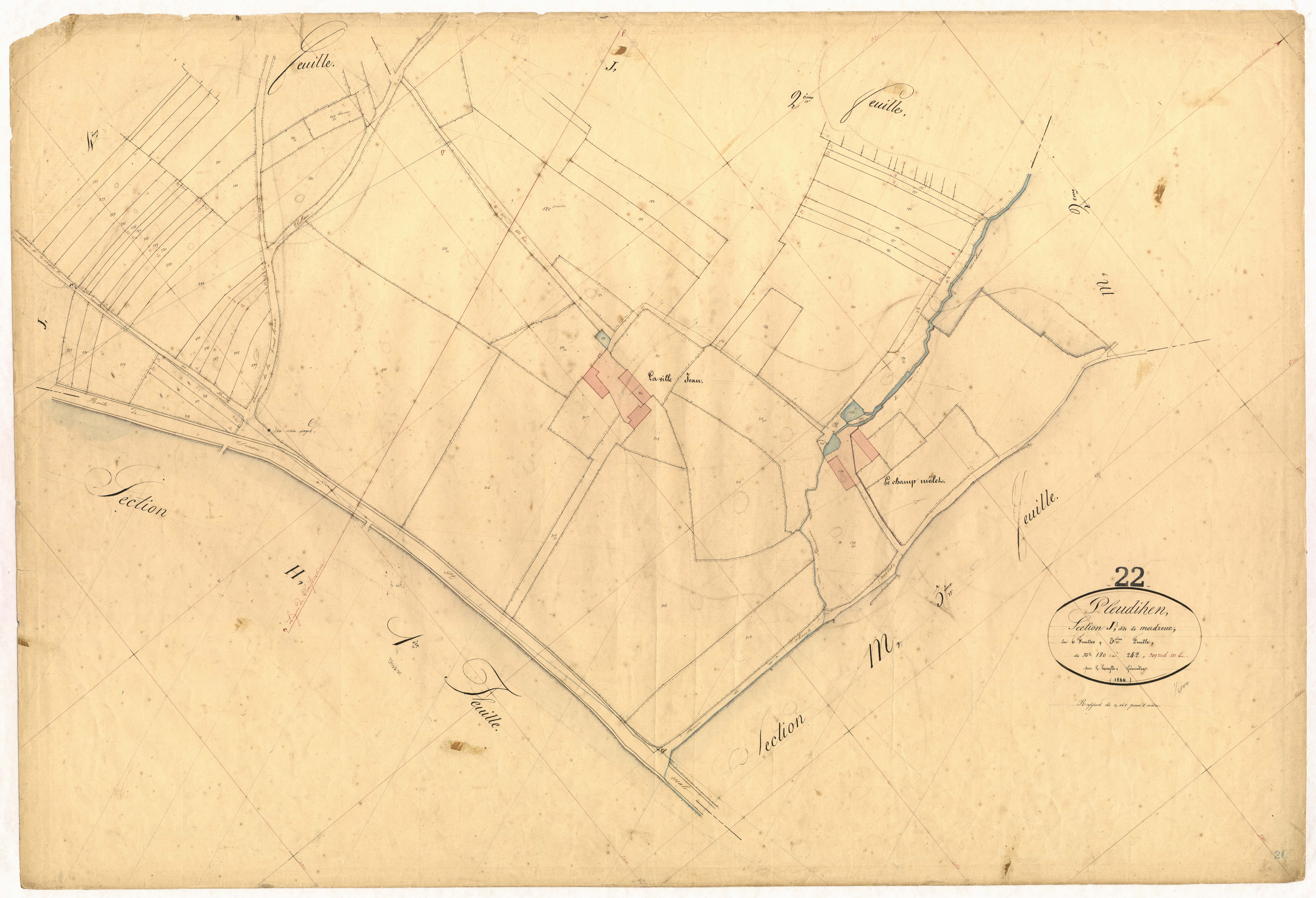 Pleudihen-sur-Rance - Section J, 3e feuille