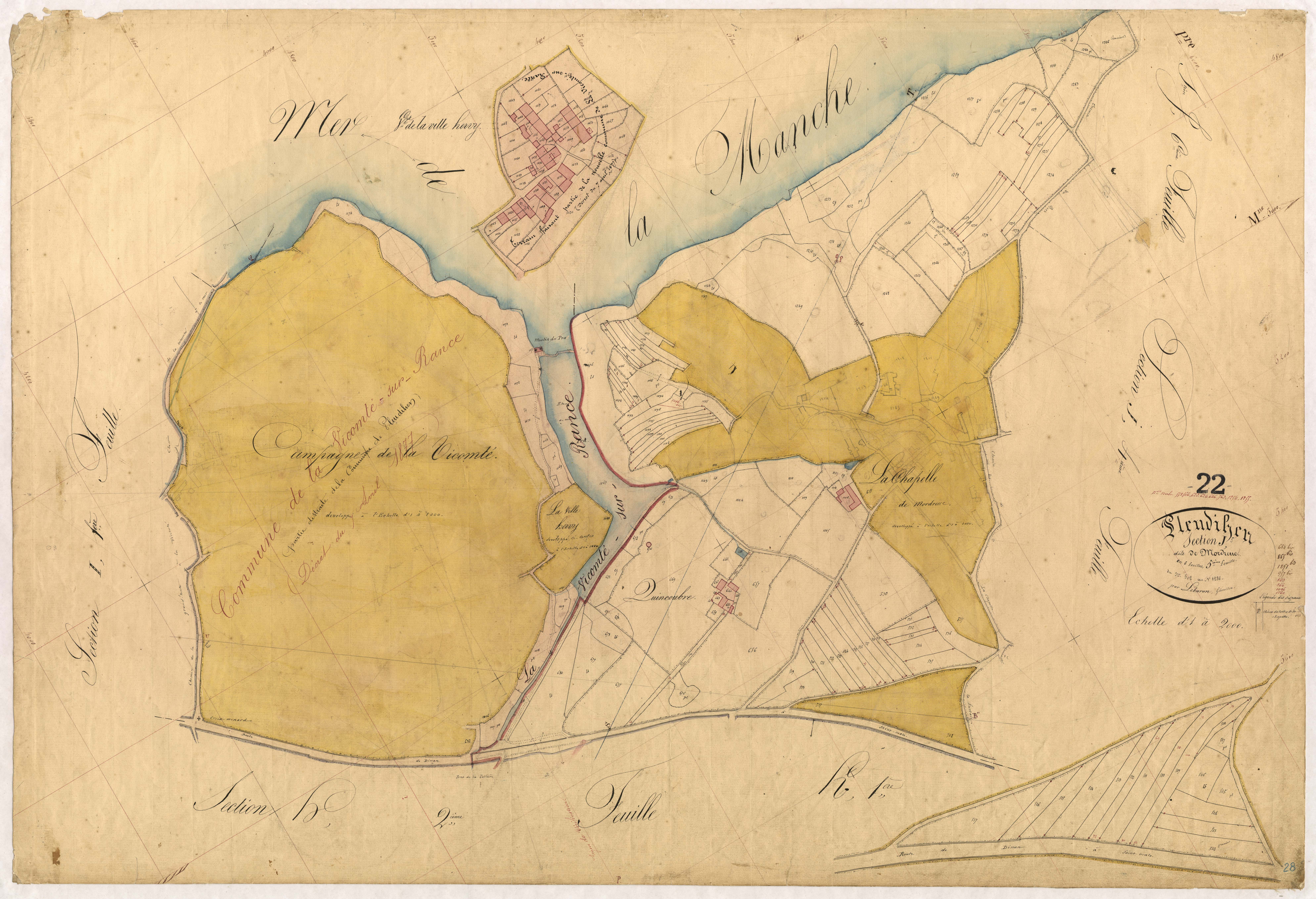 Pleudihen-sur-Rance - Section J, 5e feuille