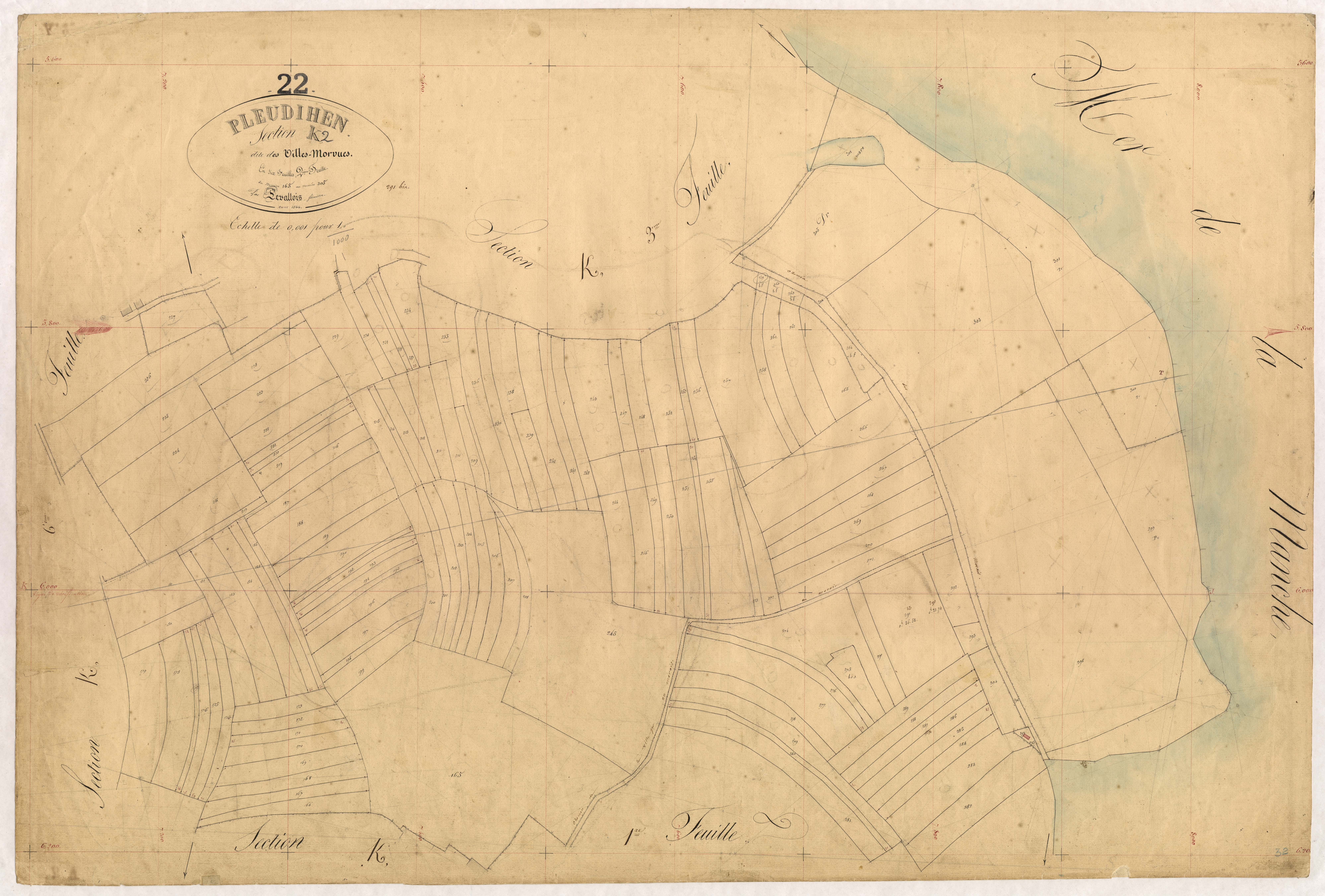 Pleudihen-sur-Rance - Section K, 2e feuille