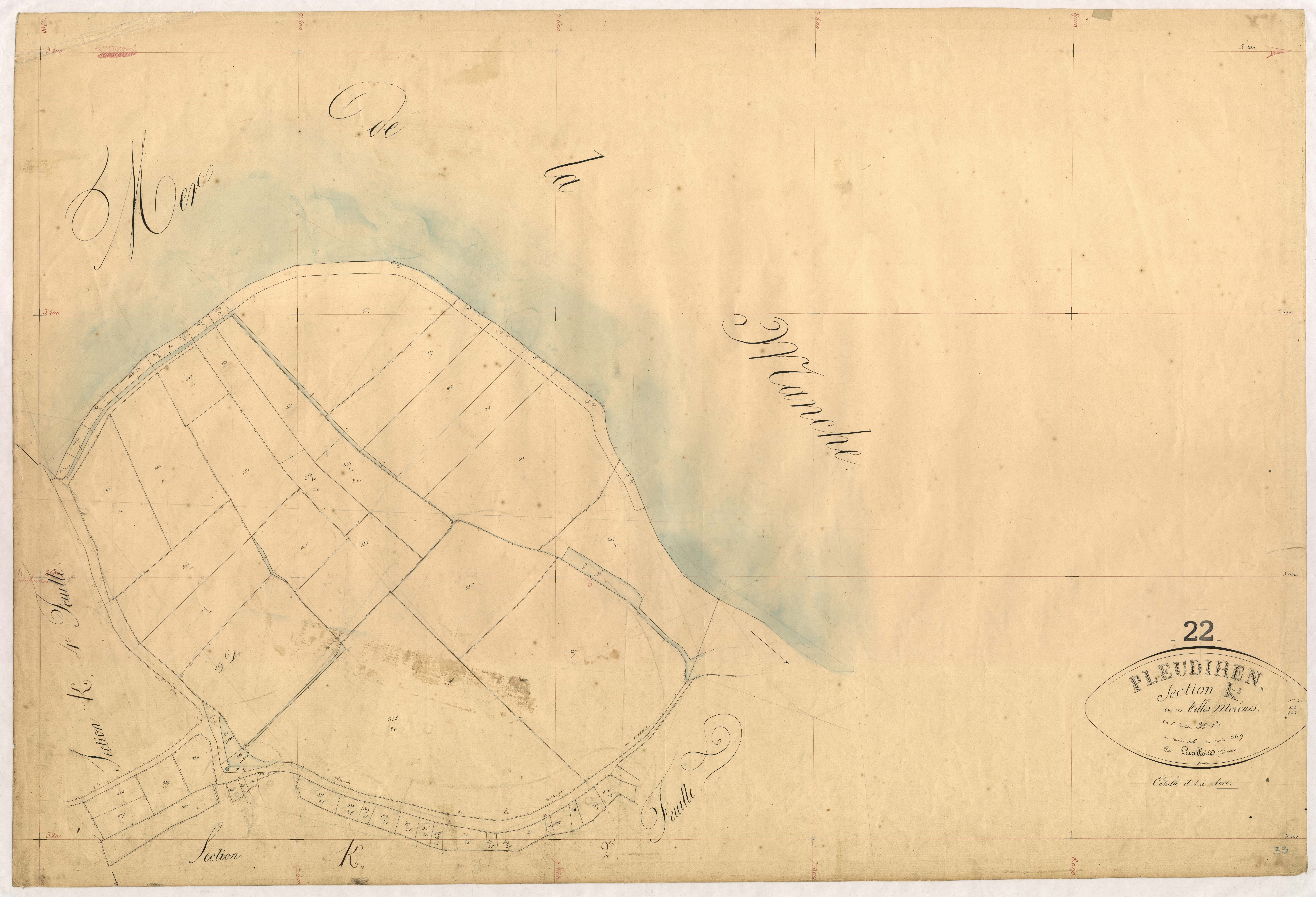 Pleudihen-sur-Rance - Section K, 3e feuille