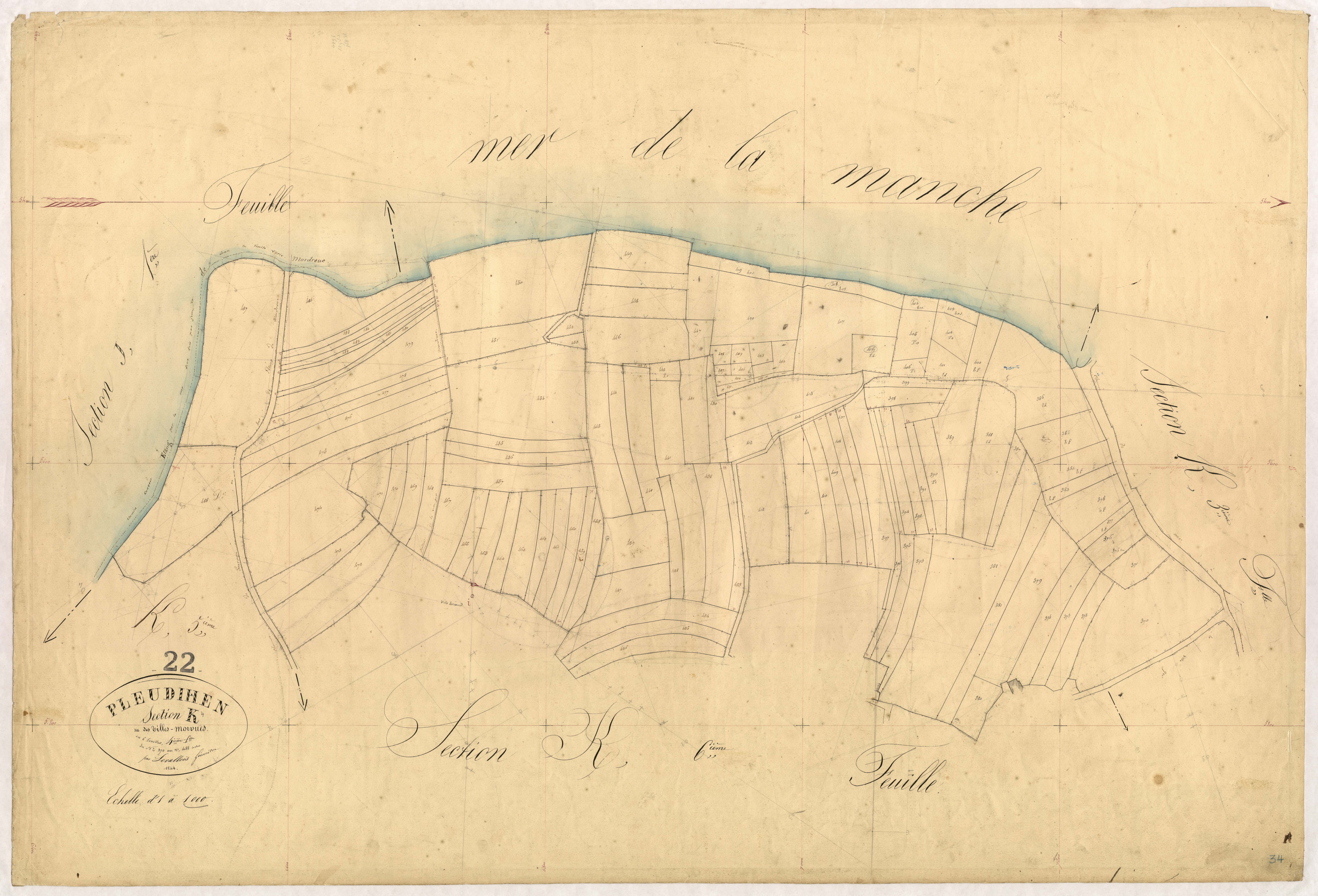 Pleudihen-sur-Rance - Section K, 4e feuille