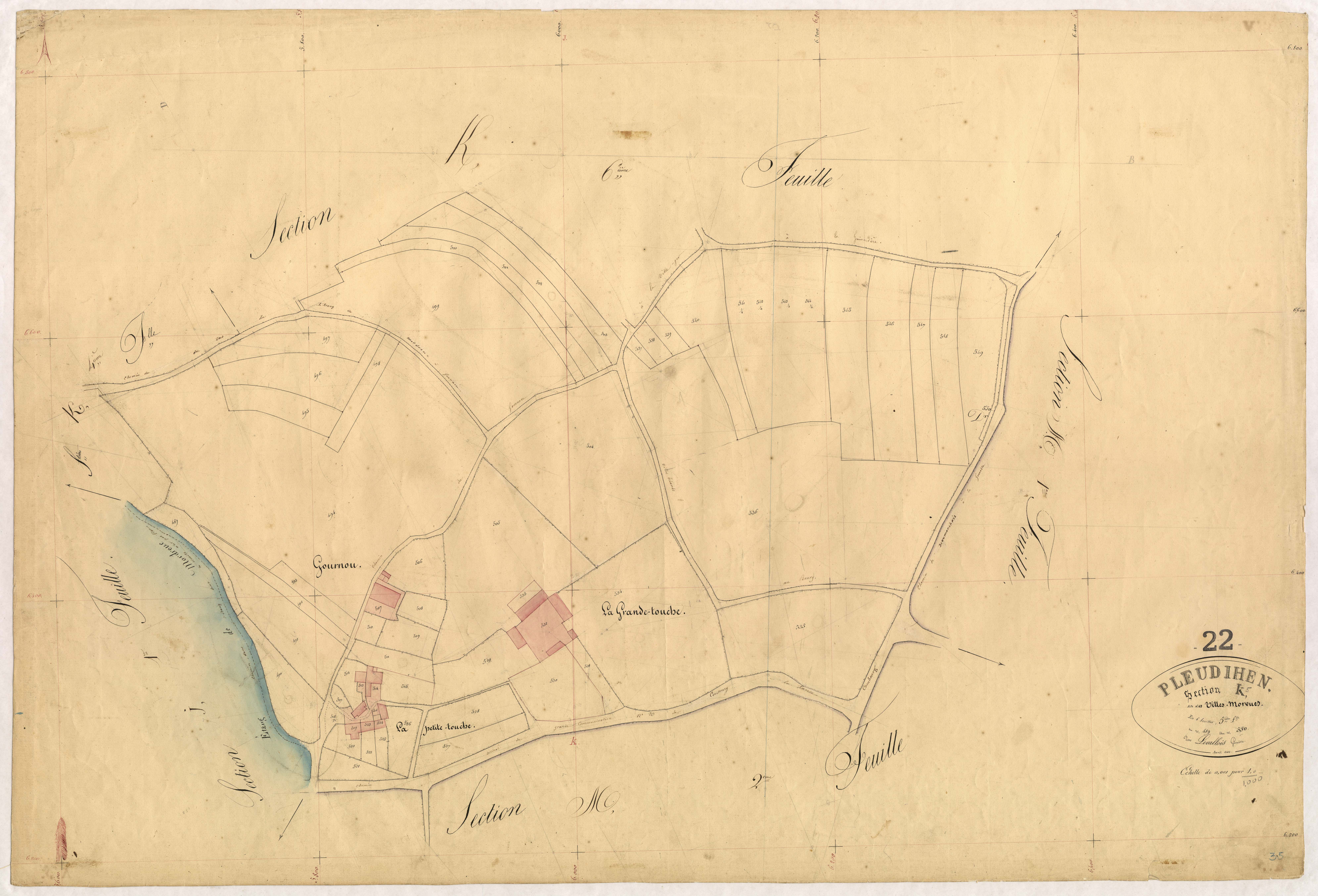 Pleudihen-sur-Rance - Section K, 5e feuille