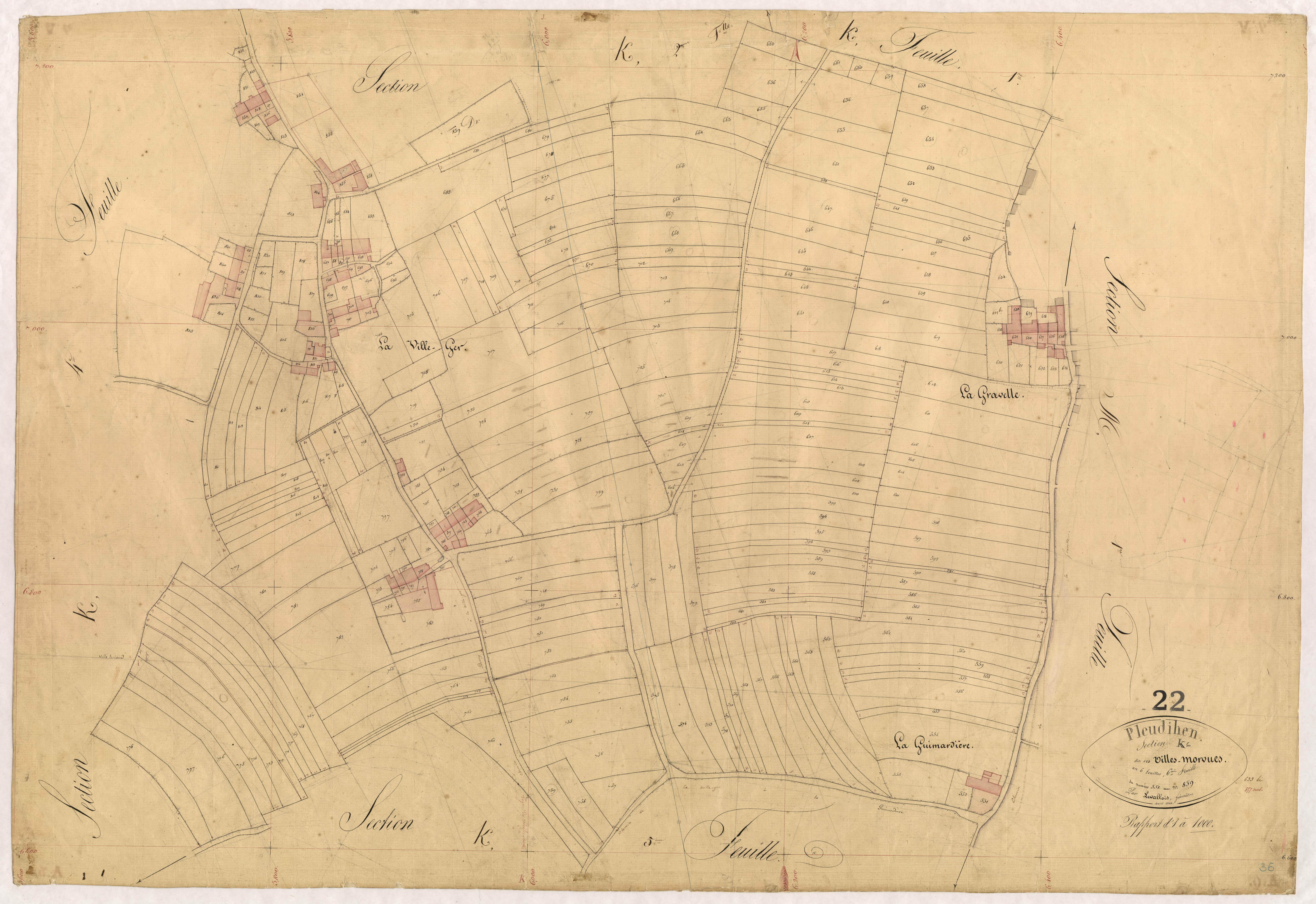 Pleudihen-sur-Rance - Section K, 6e feuille
