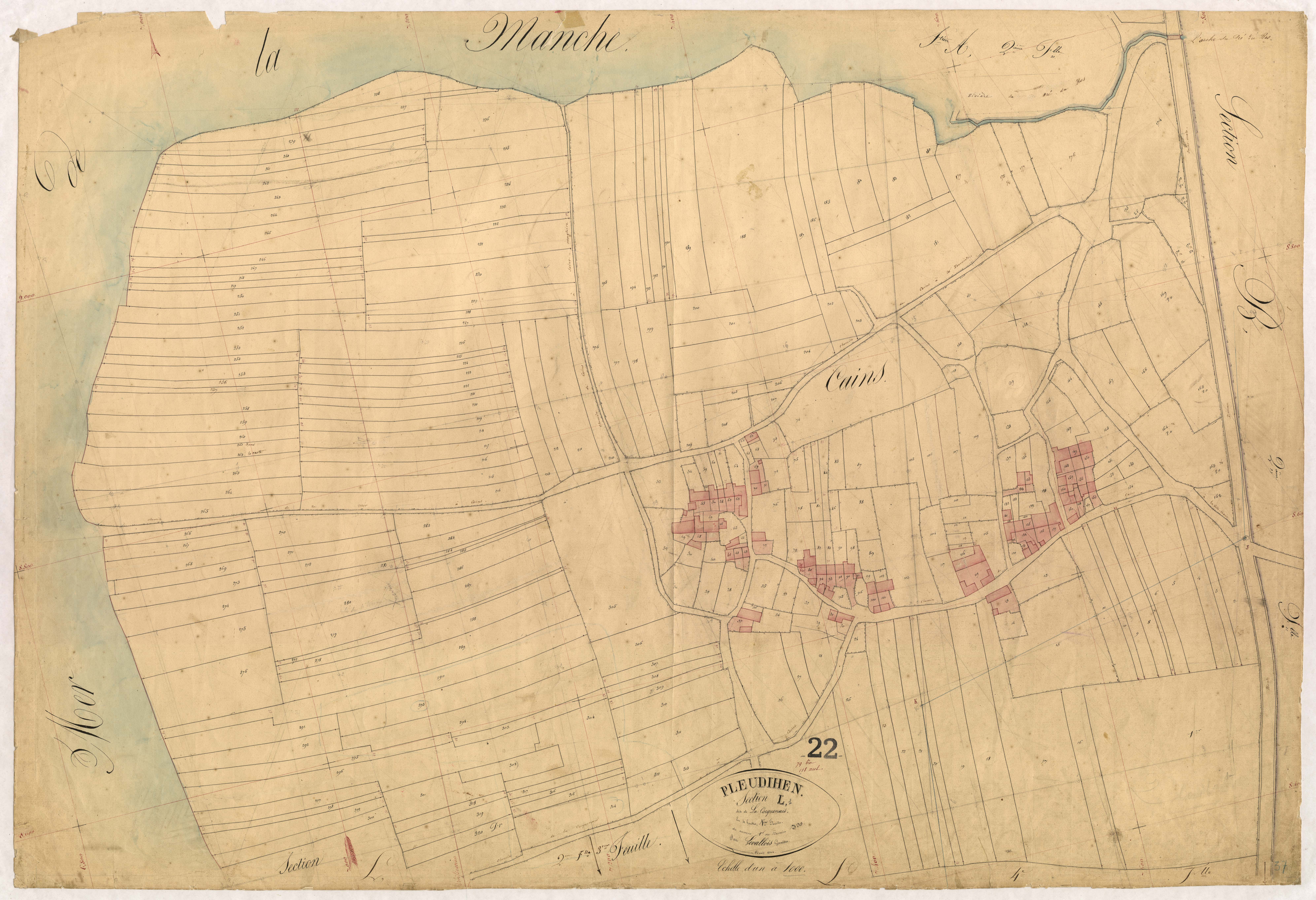 Pleudihen-sur-Rance - Section L, 1re feuille