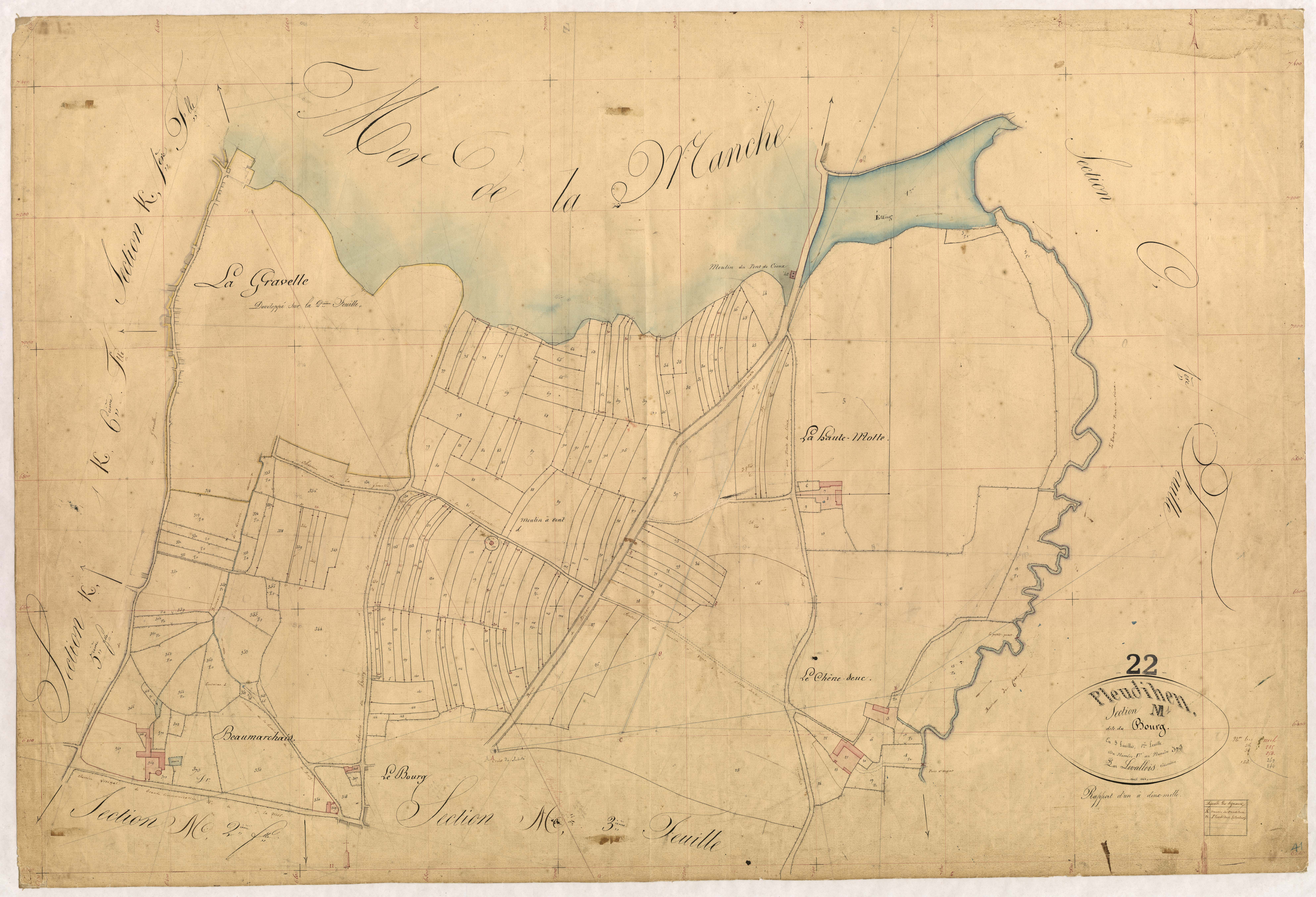 Pleudihen-sur-Rance - Section M, 1re feuille