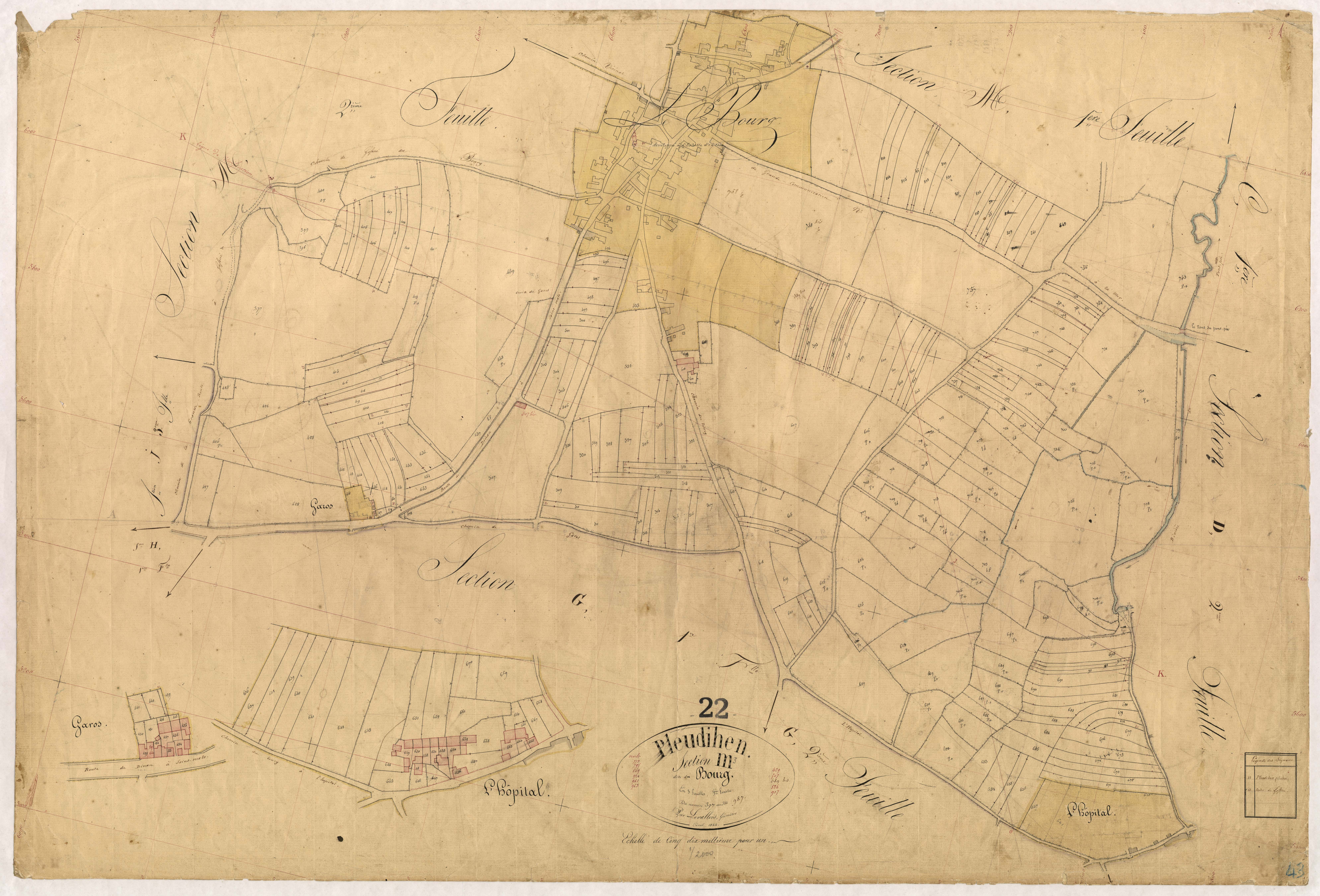 Pleudihen-sur-Rance - Section M, 3e feuille