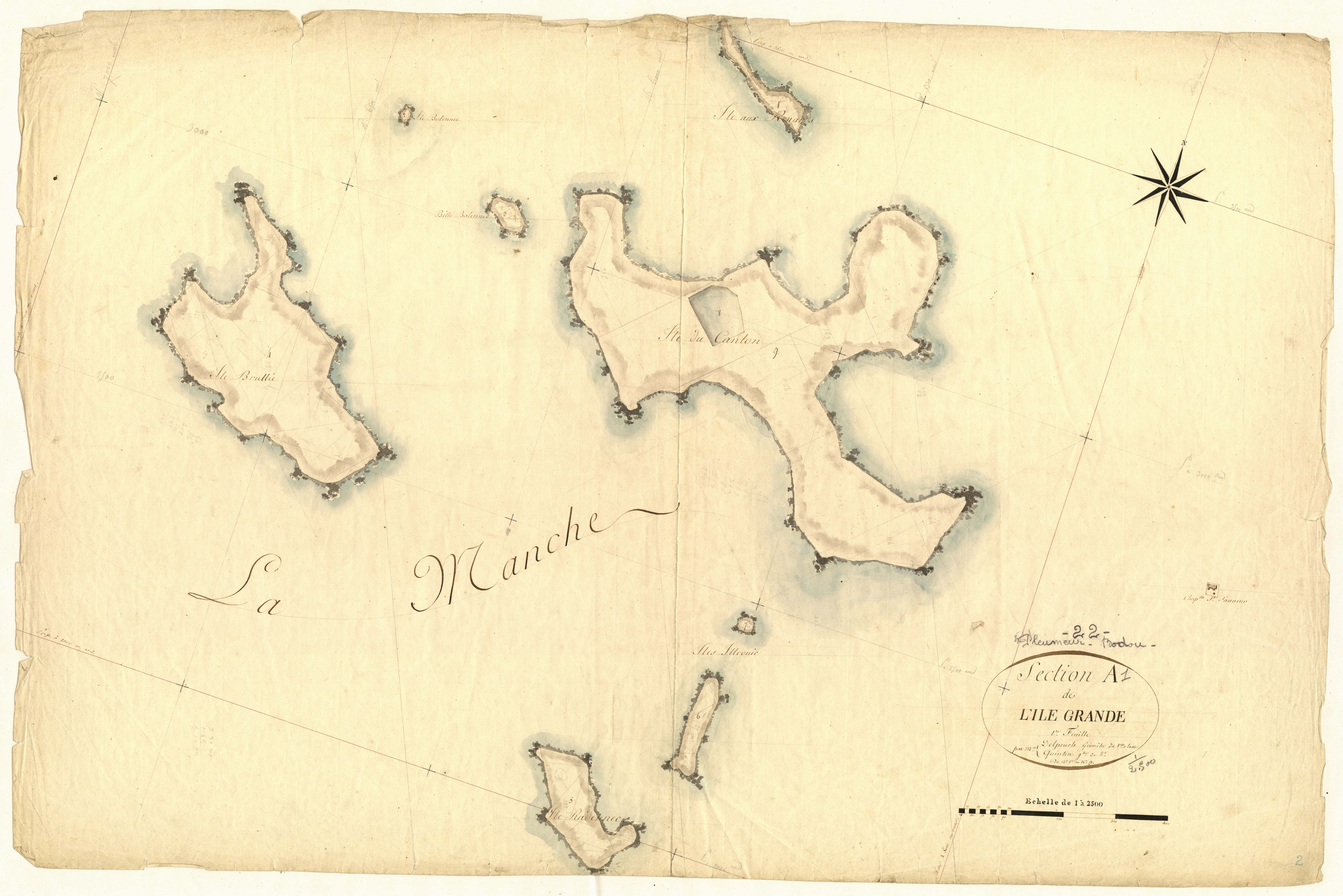 Pleumeur-Bodou - Section A, 1re feuille