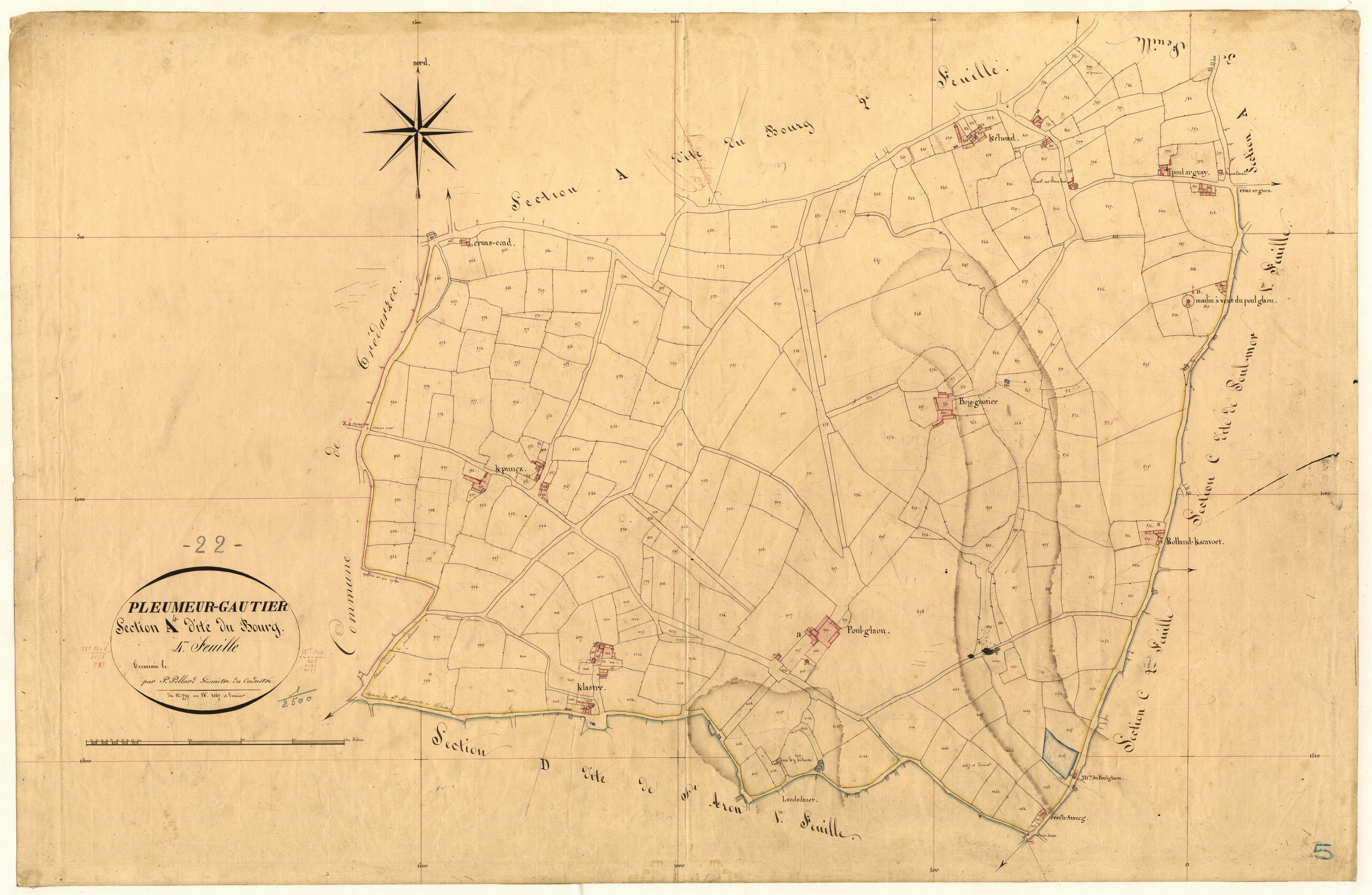 Pleumeur-Gautier - Section A, 4e feuille