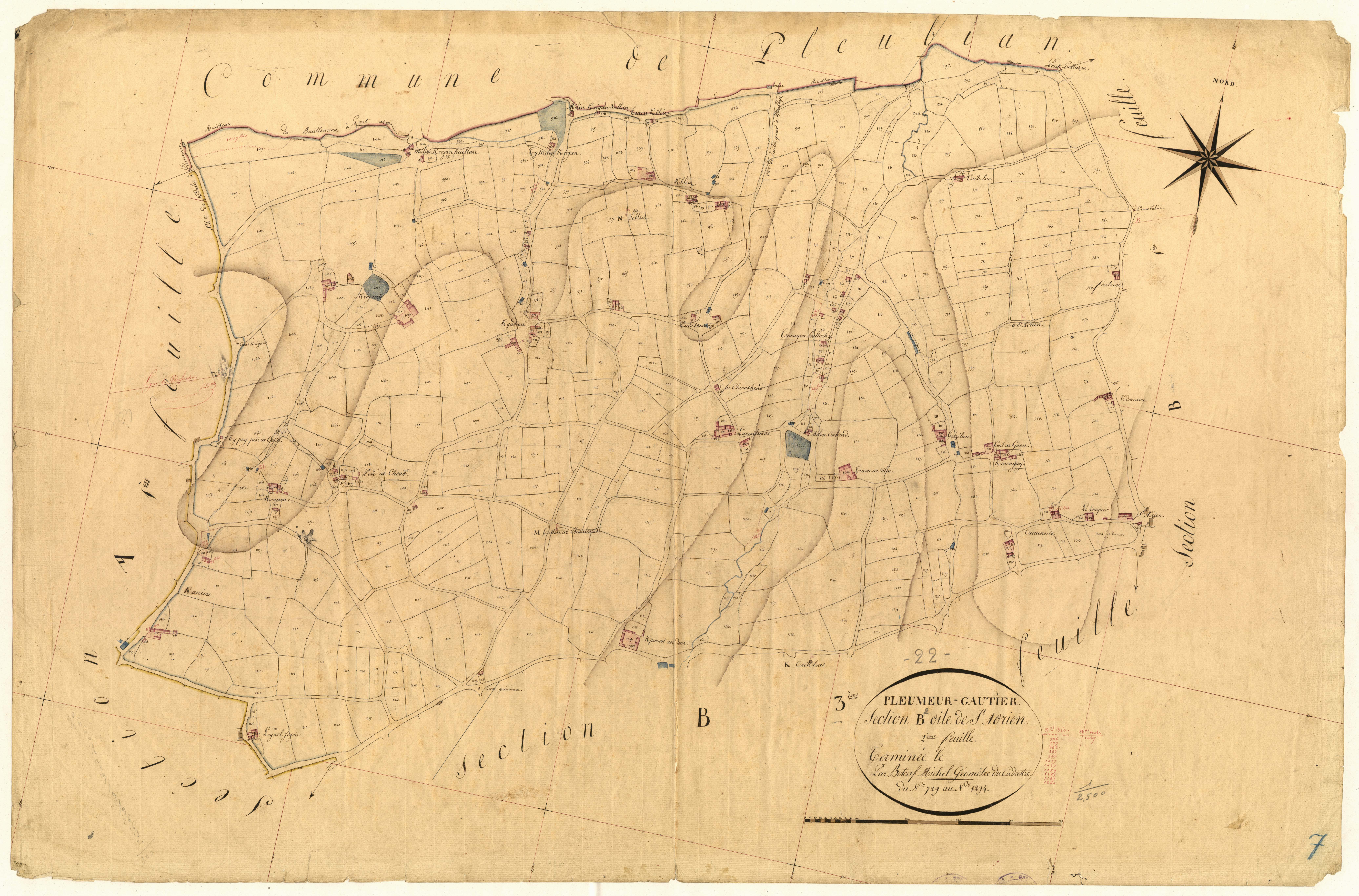 Pleumeur-Gautier - Section B, 2e feuille