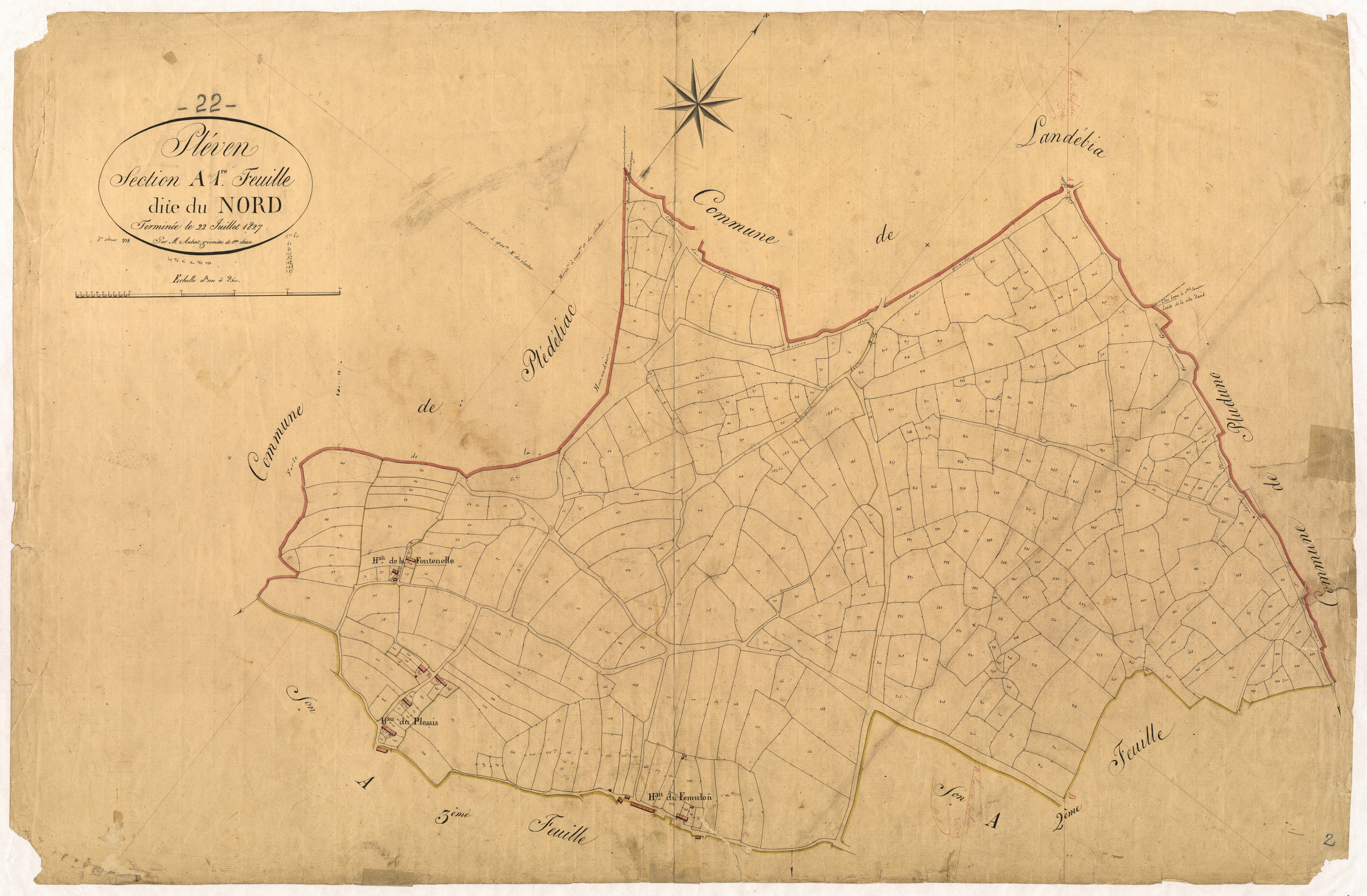 Pléven - Section A, 1re feuille