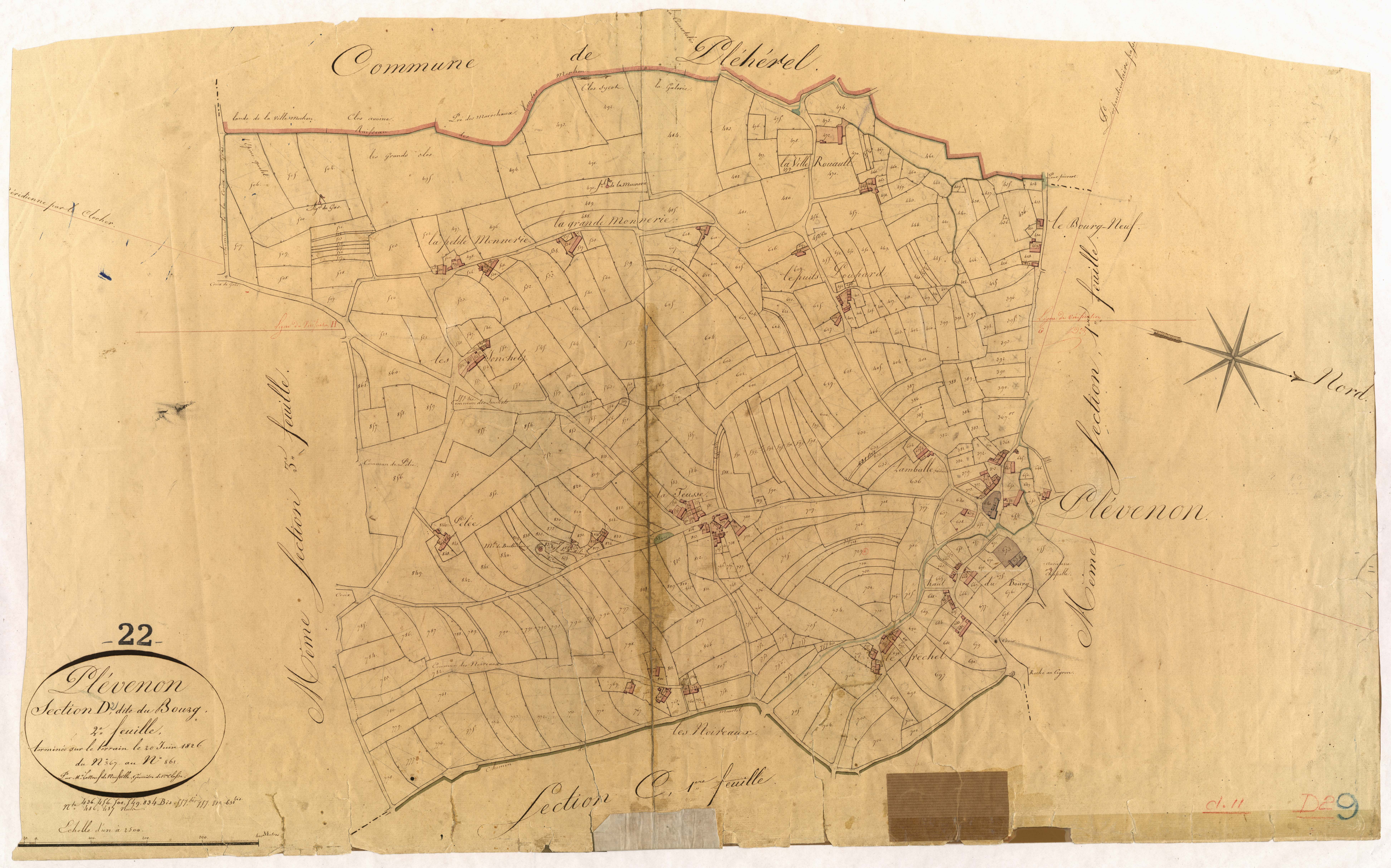 Plévenon - Section D, 2e feuille