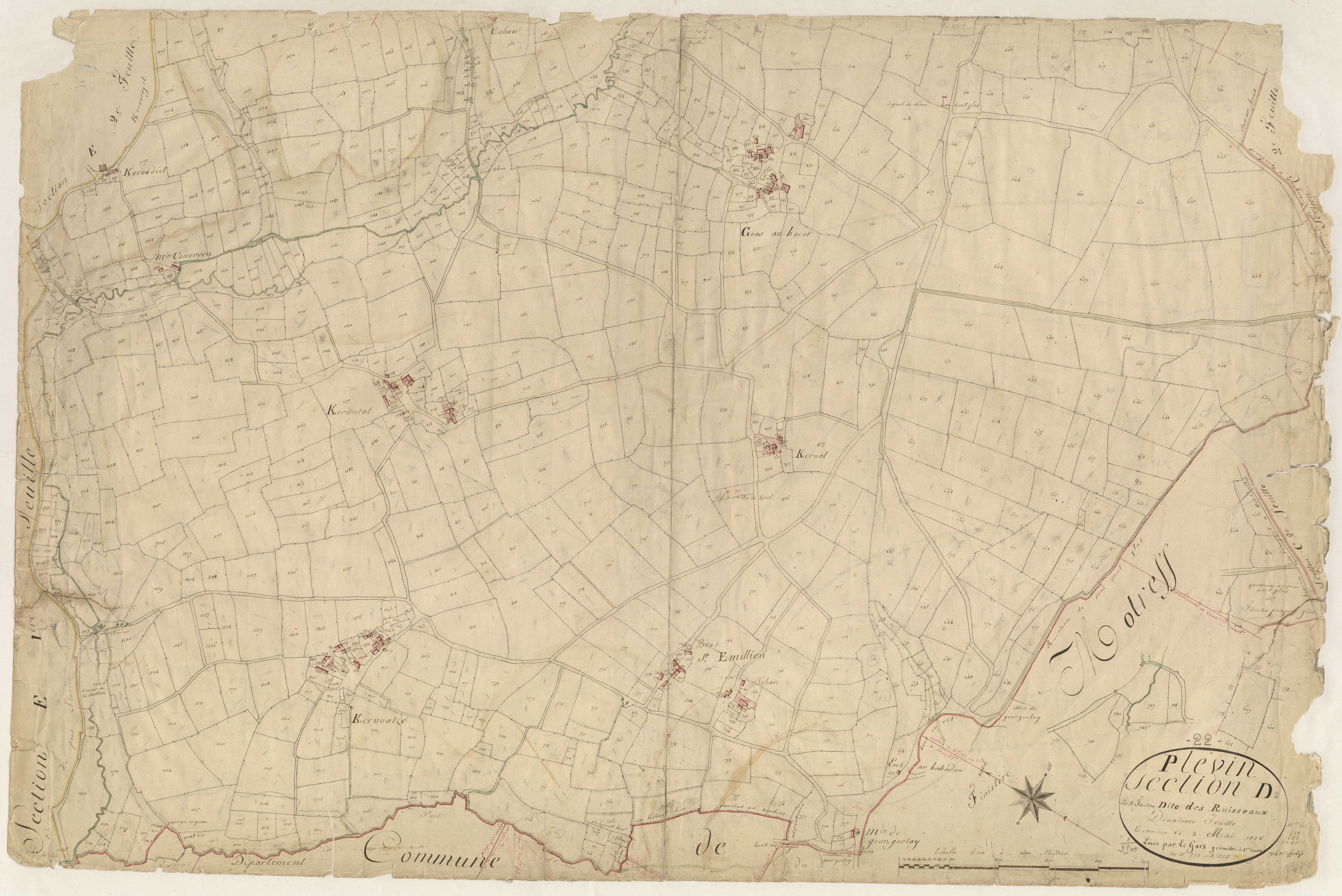 Plévin - Section D, 2e feuille