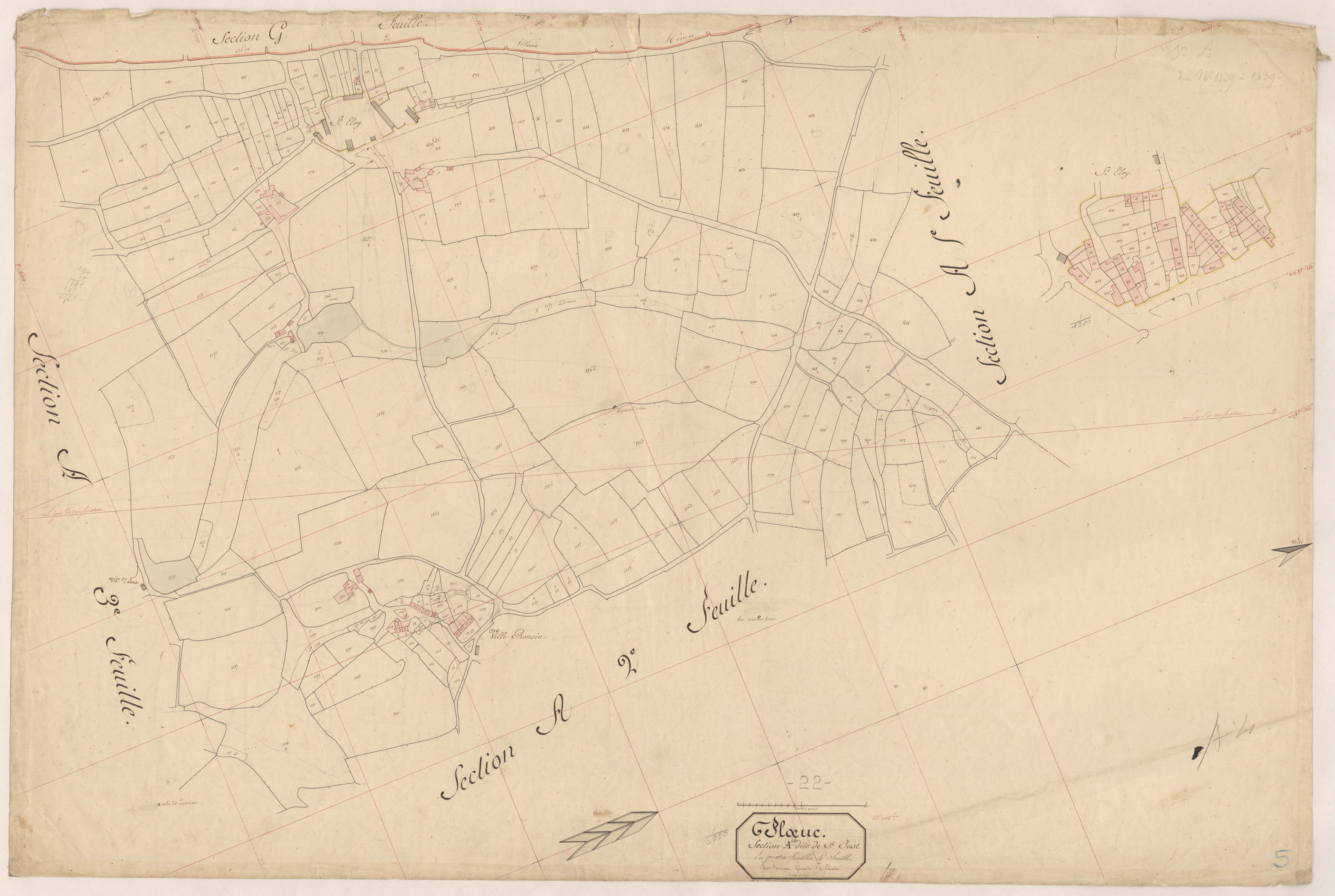 Plœuc-sur-Lié - Section A, 4e feuille
