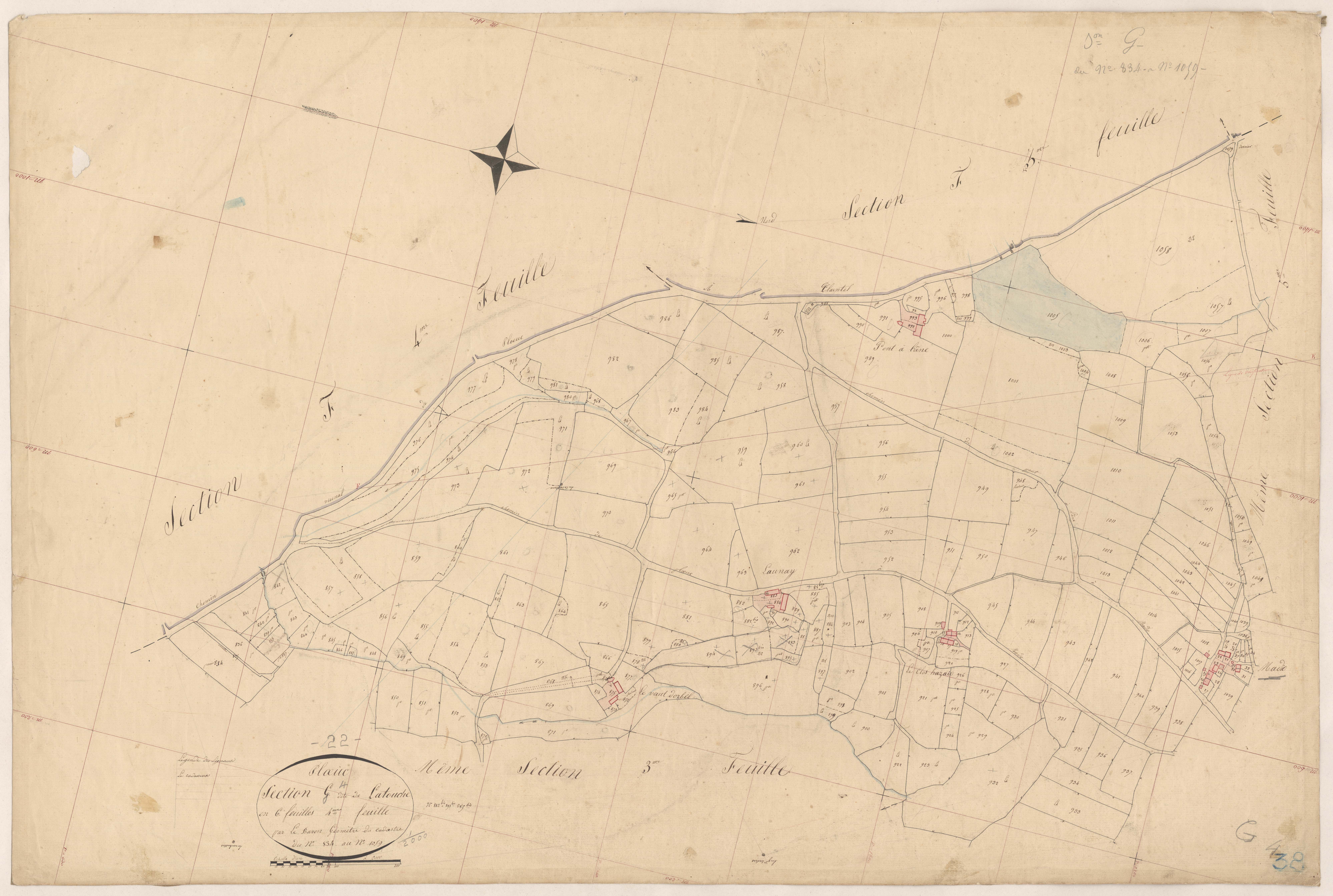 Plœuc-sur-Lié - Section G, 4e feuille