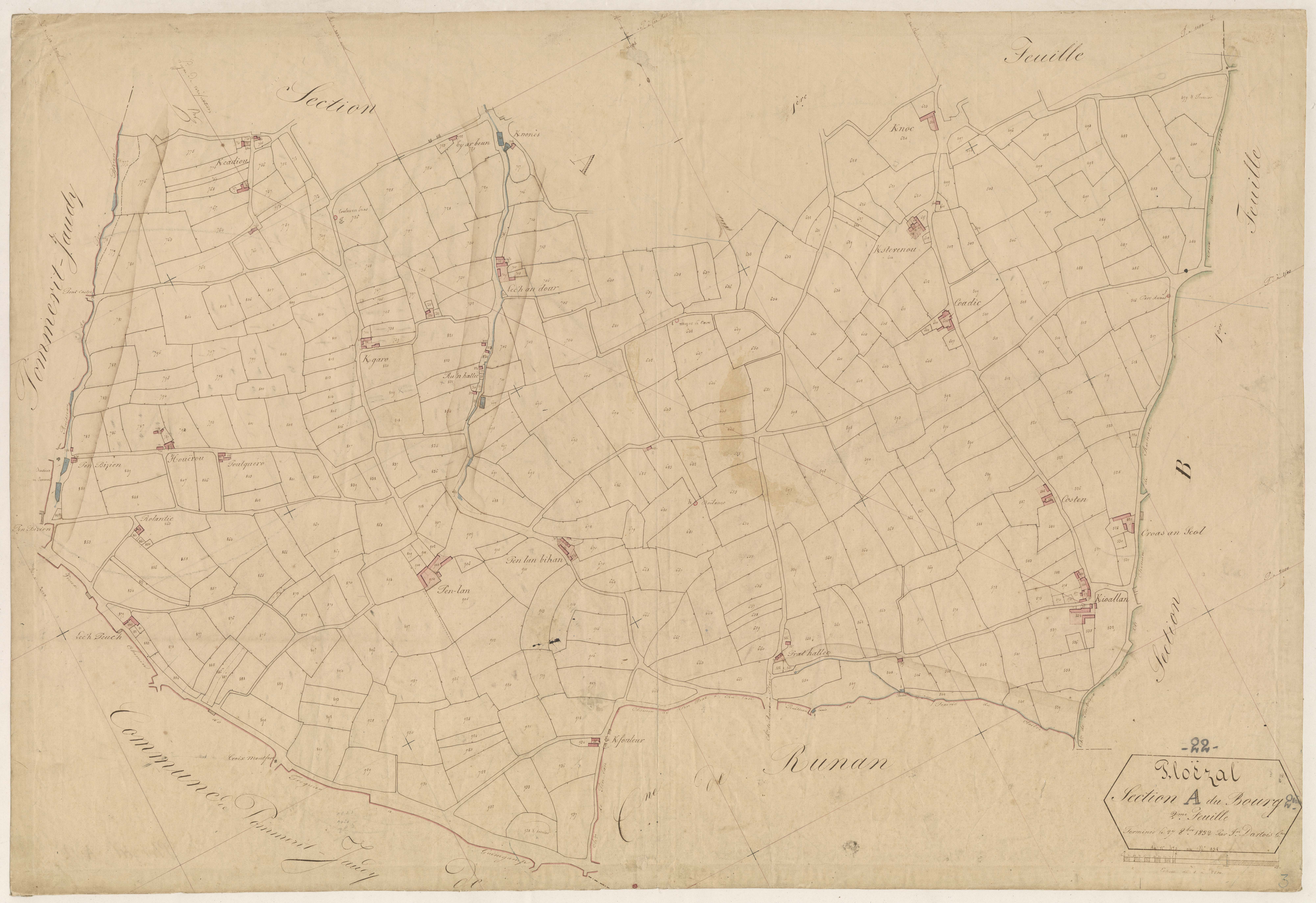 Ploëzal - Section A, 2e feuille
