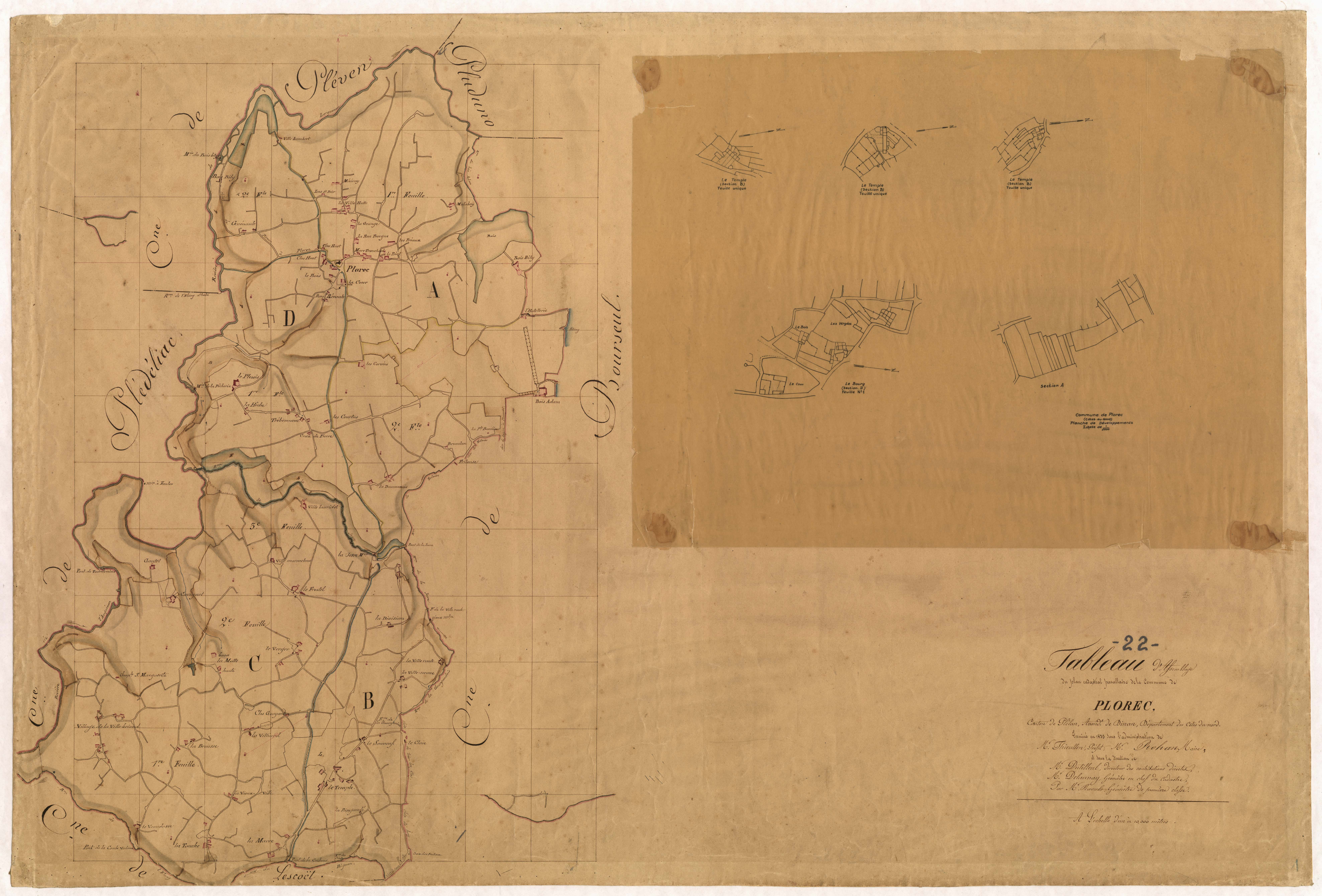 Plorec-sur-Arguenon - Tableau d'assemblage
