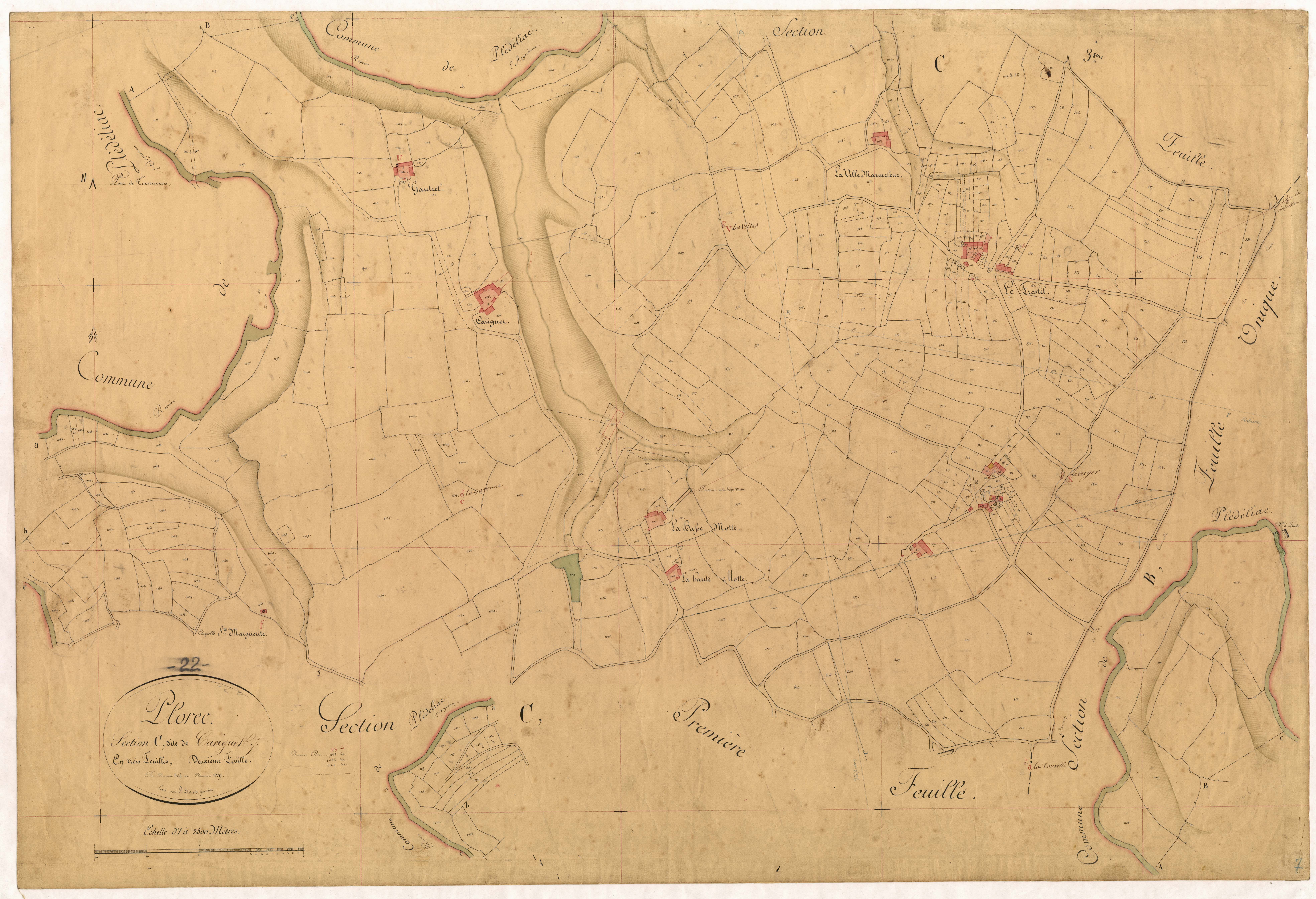 Plorec-sur-Arguenon - Section C, 2e feuille