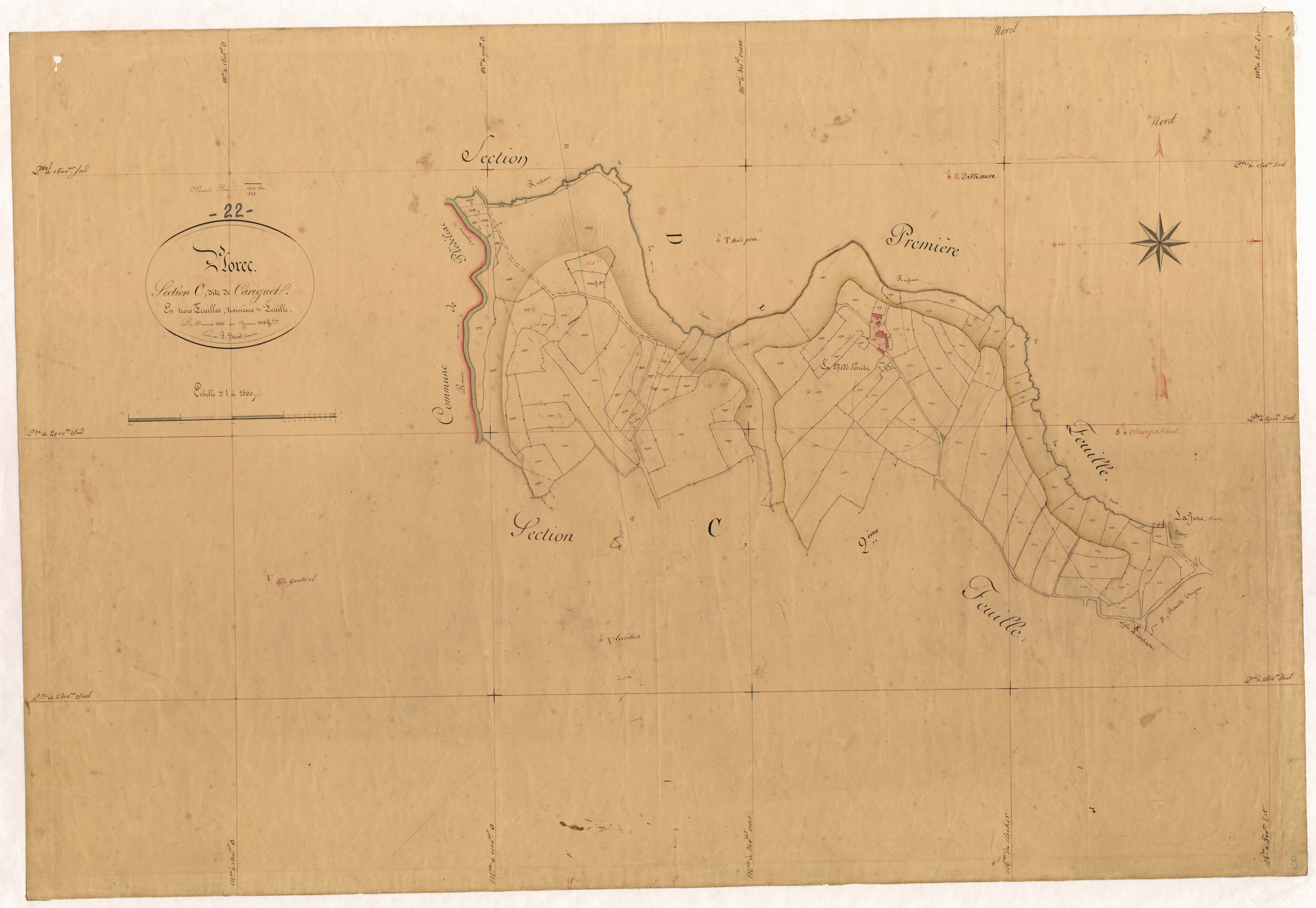 Plorec-sur-Arguenon - Section C, 3e feuille