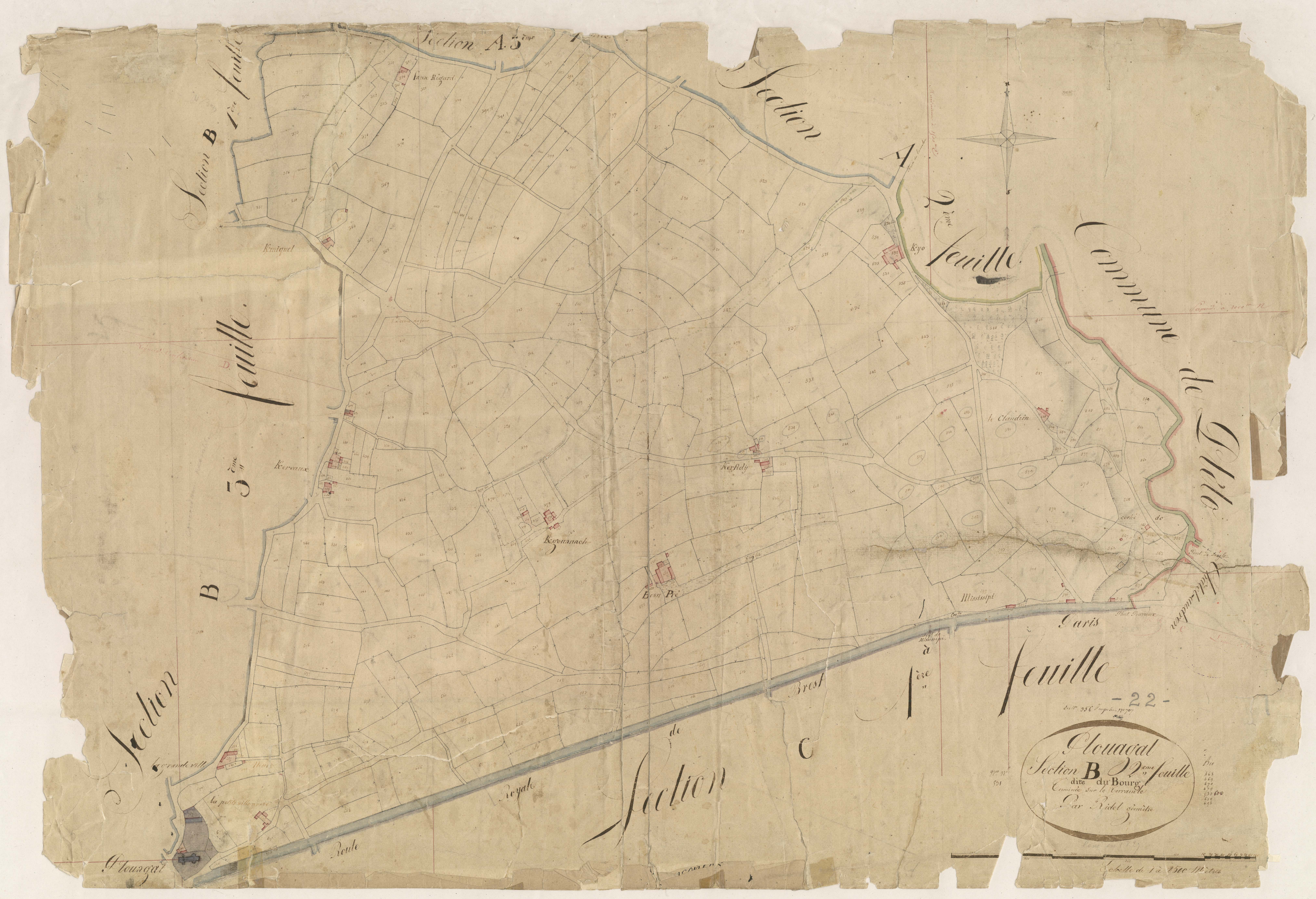 Plouagat - Section B, 2e feuille