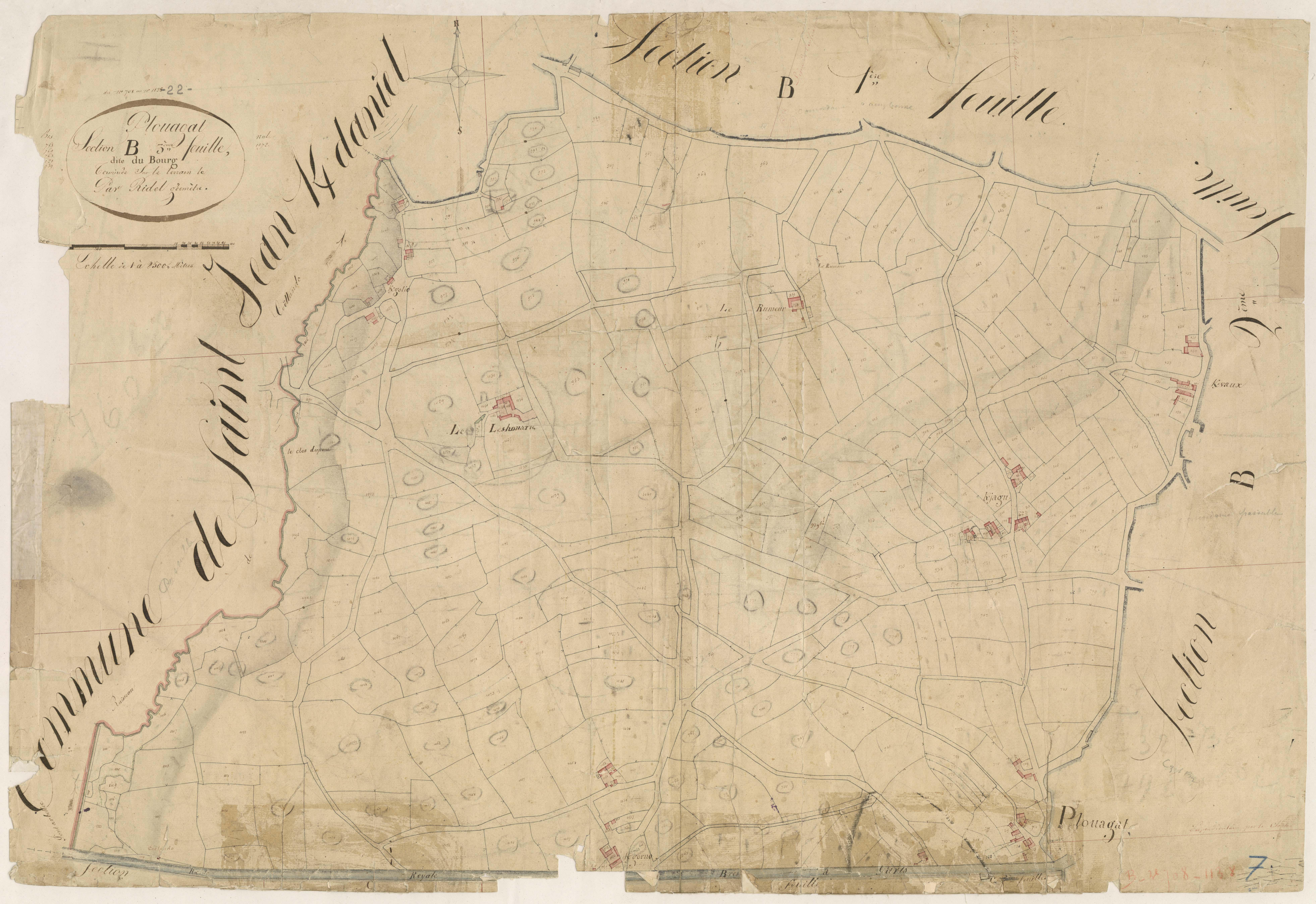 Plouagat - Section B, 3e feuille