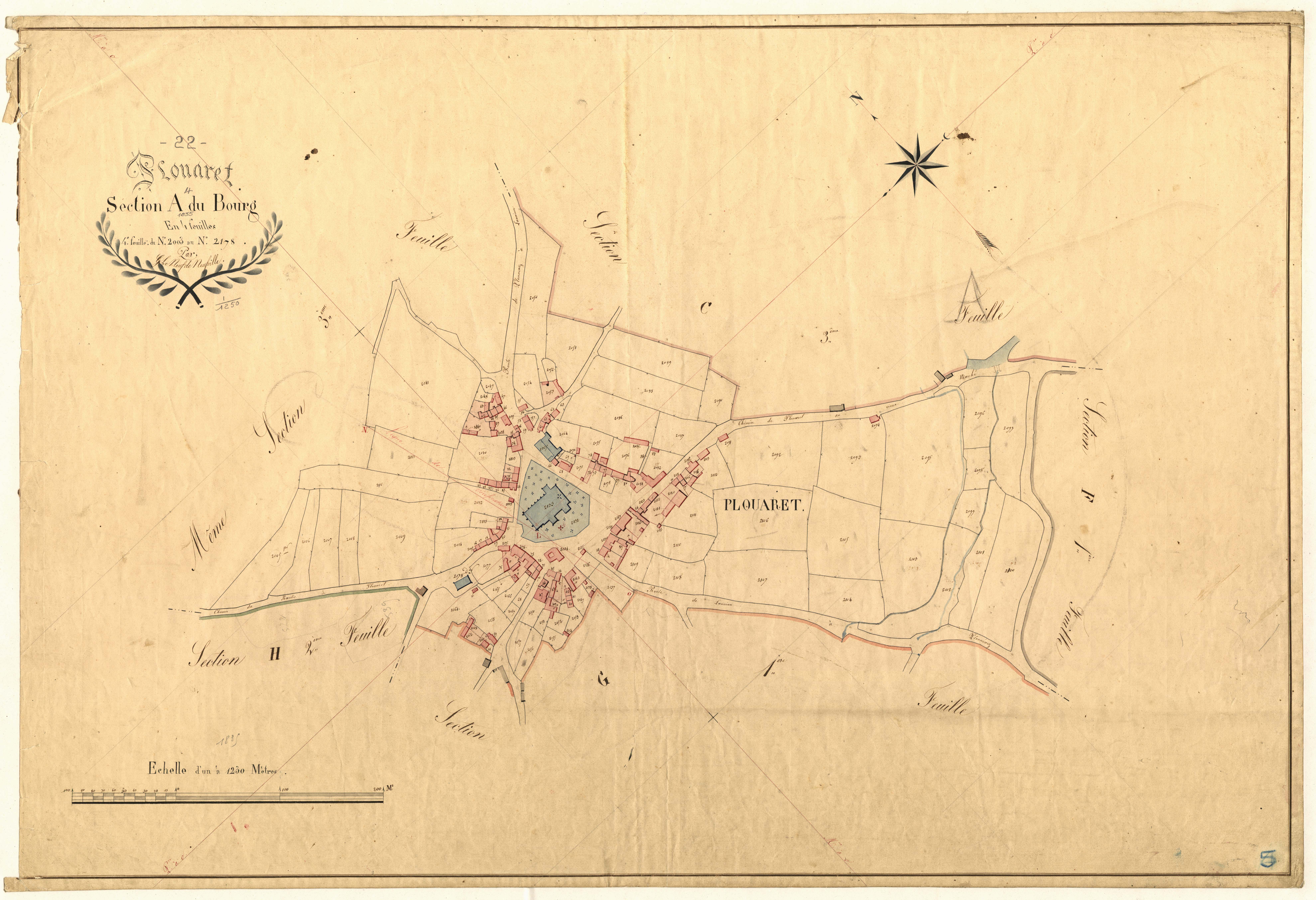 Plouaret - Section A, 4e feuille