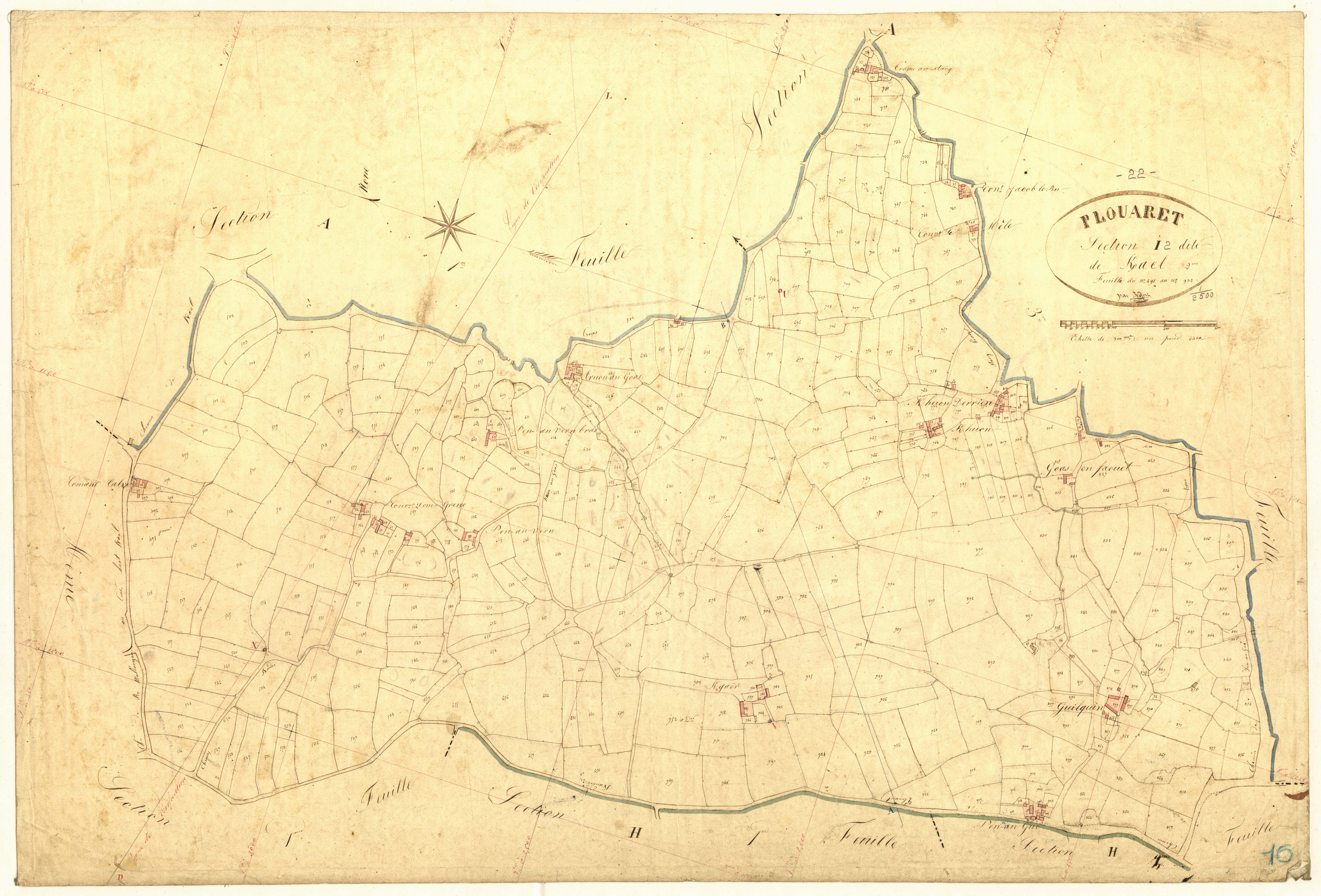 Plouaret - Section I, 2e feuille
