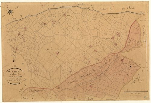 Plouaret - Section C, 1re feuille