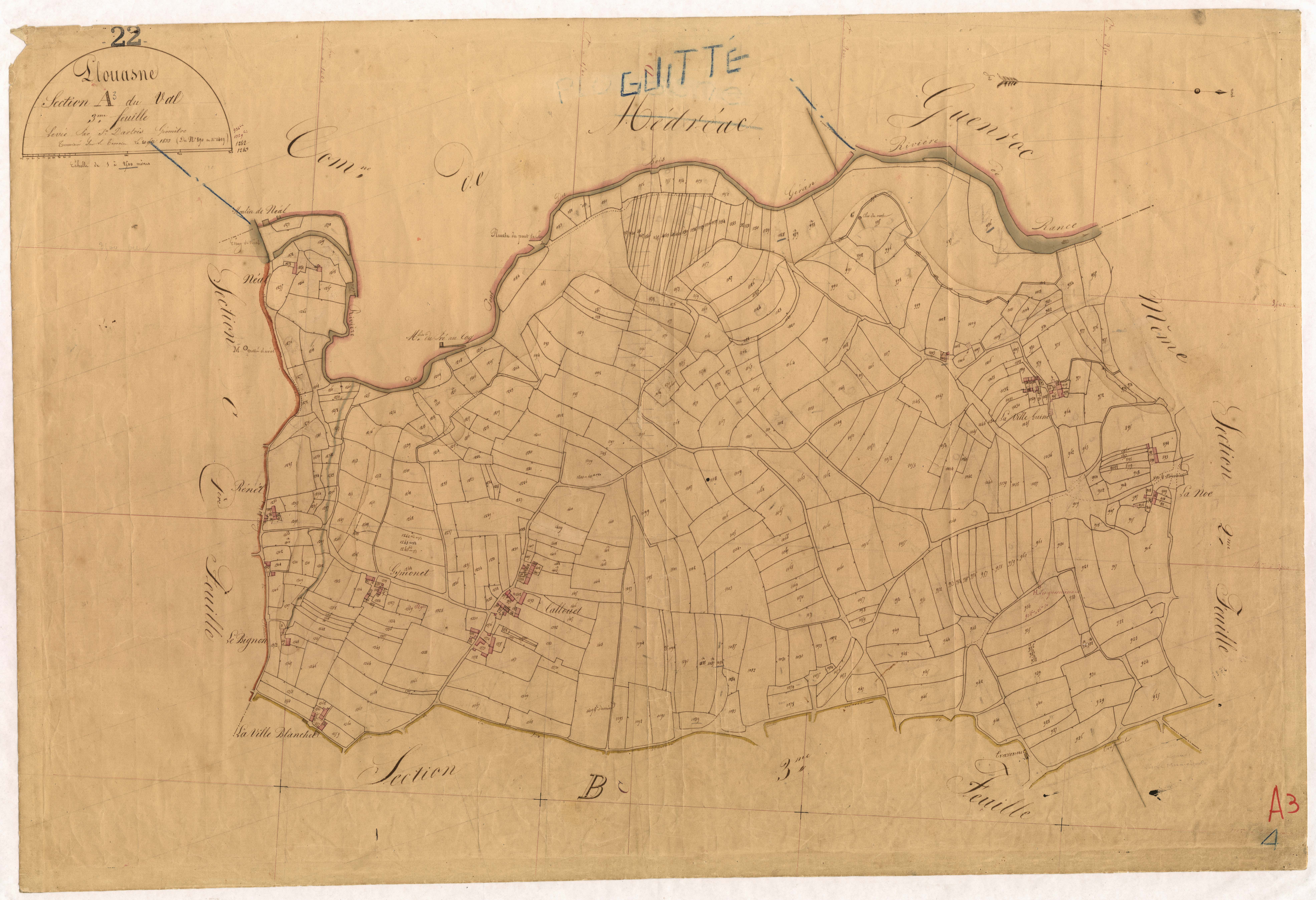 Plouasne - Section A, 3e feuille