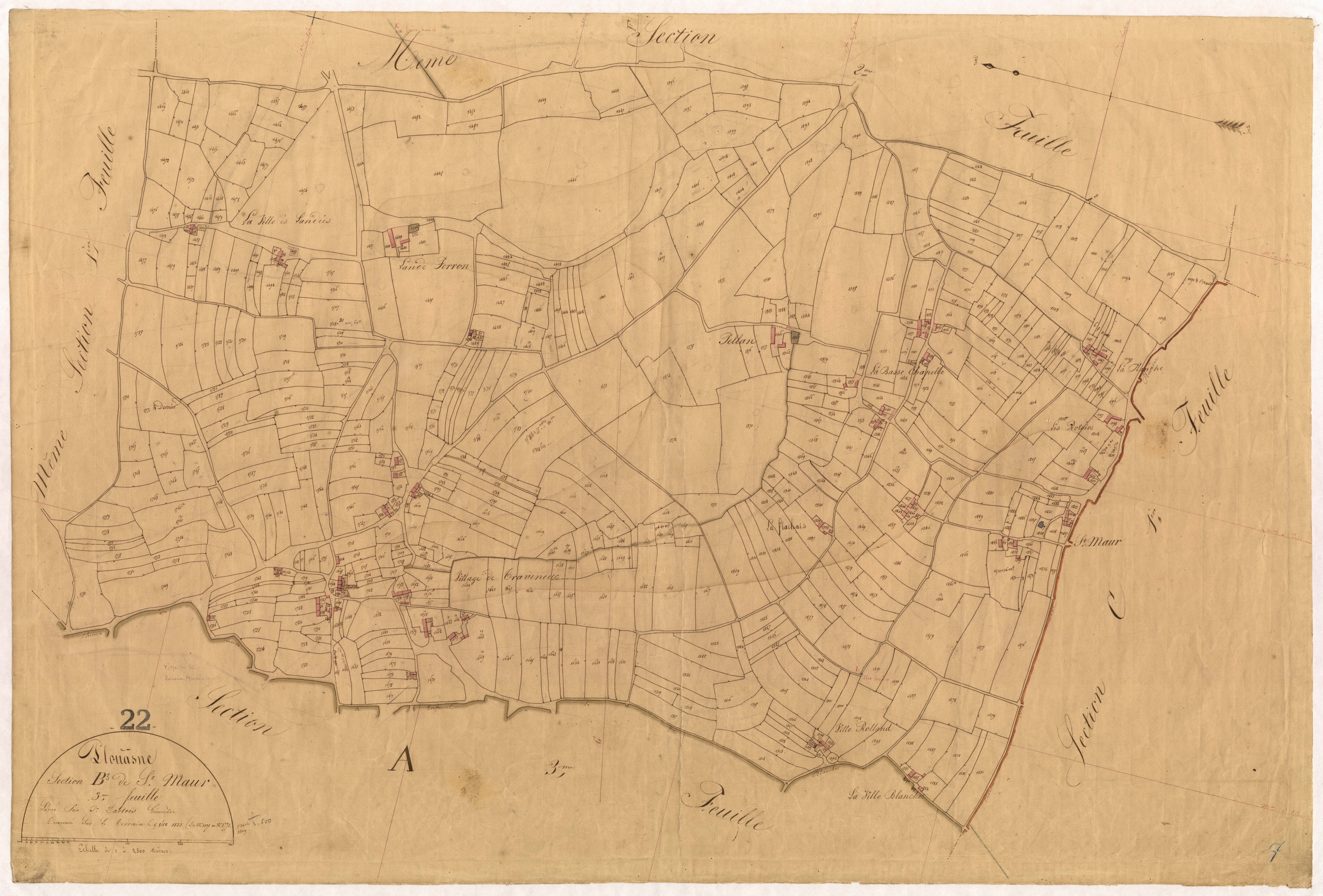 Plouasne - Section B, 3e feuille