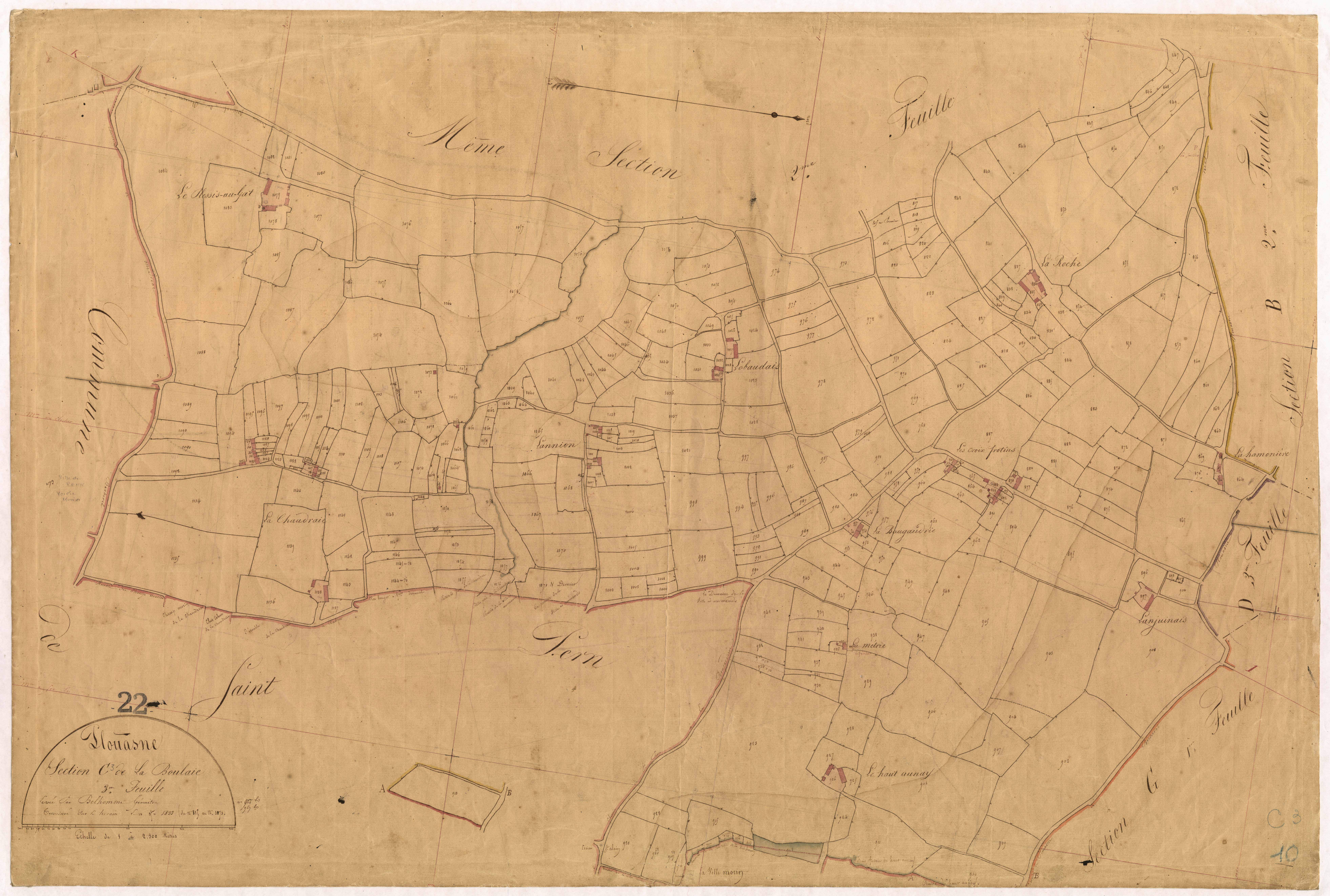 Plouasne - Section C, 3e feuille