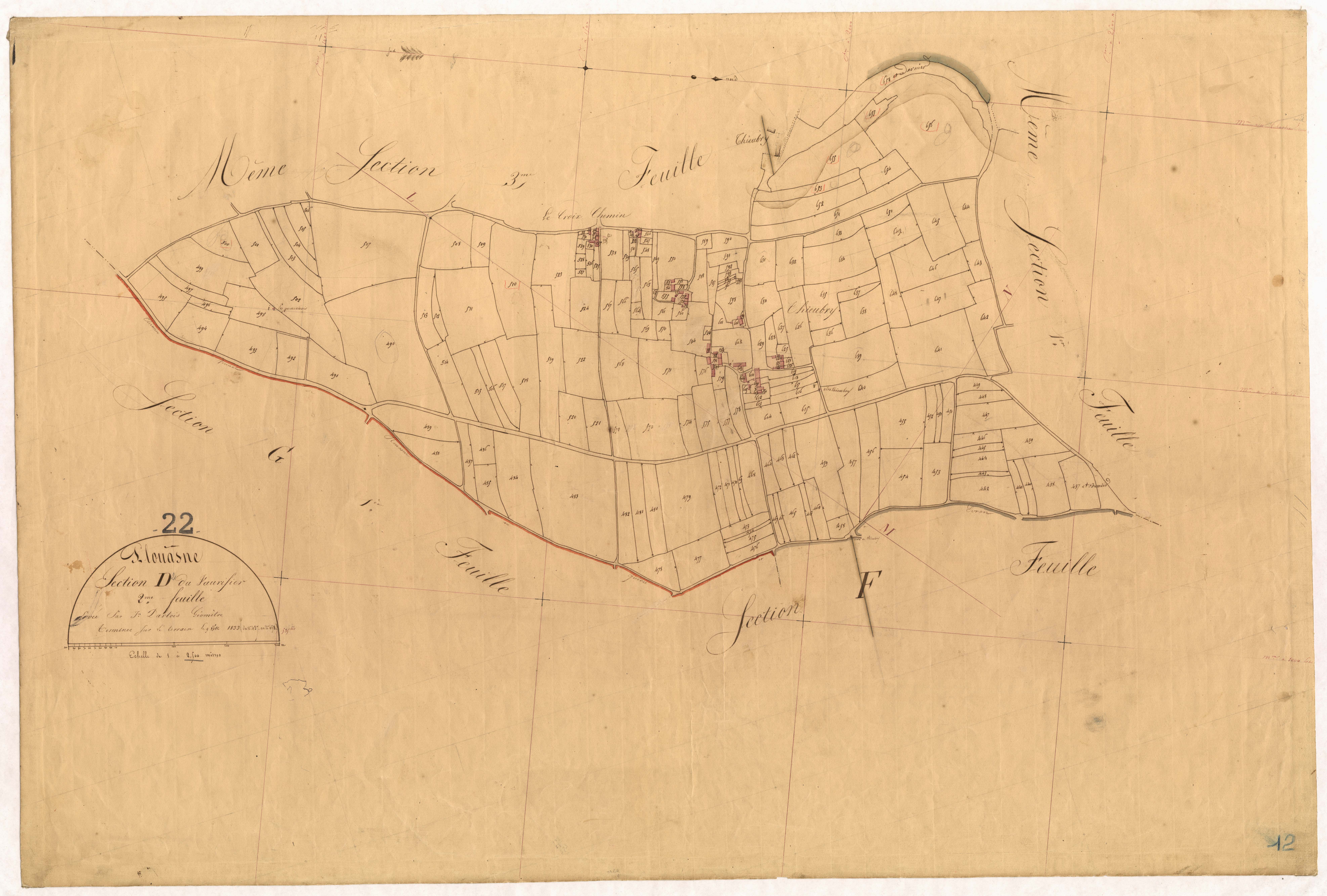 Plouasne - Section D, 2e feuille
