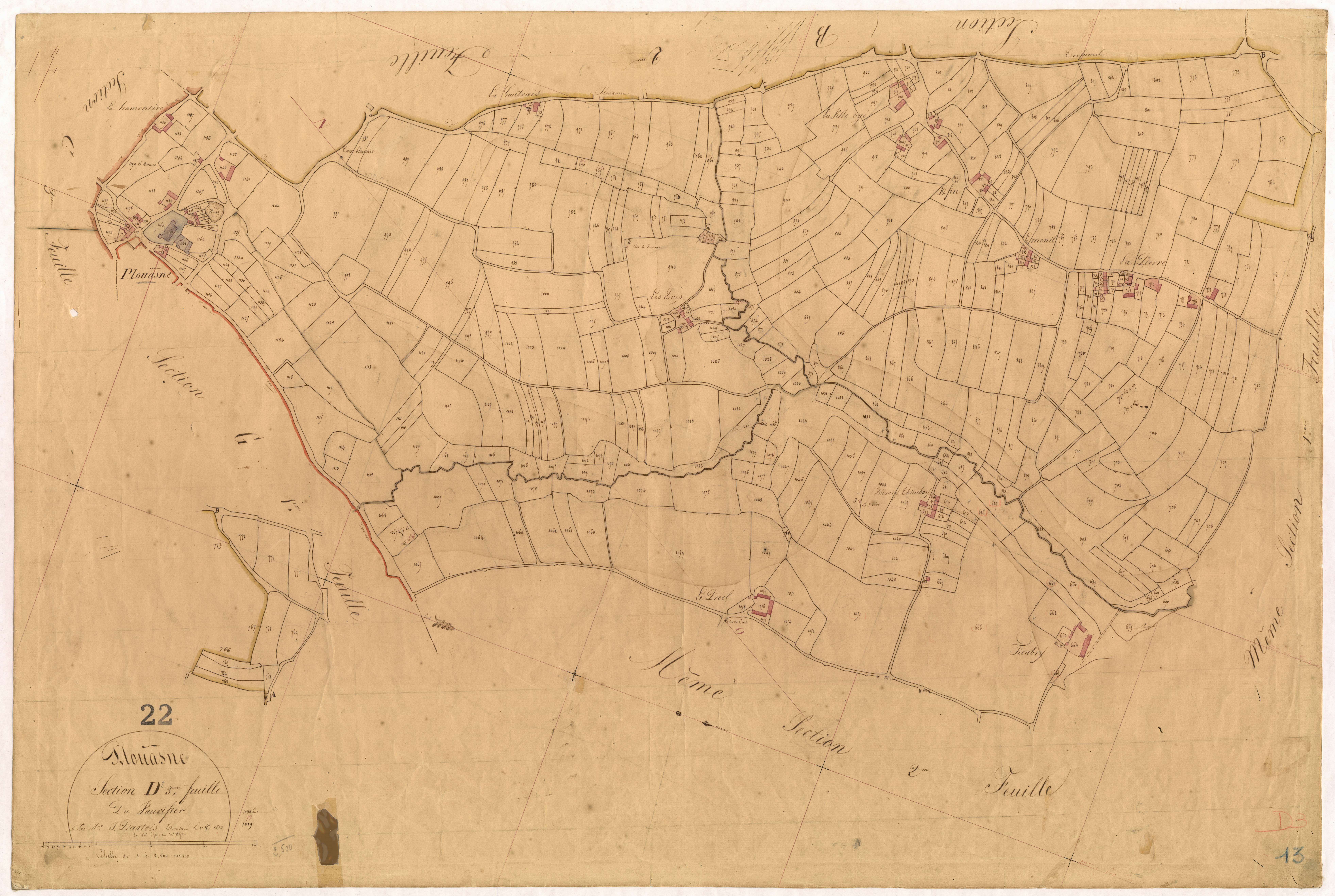 Plouasne - Section D, 3e feuille