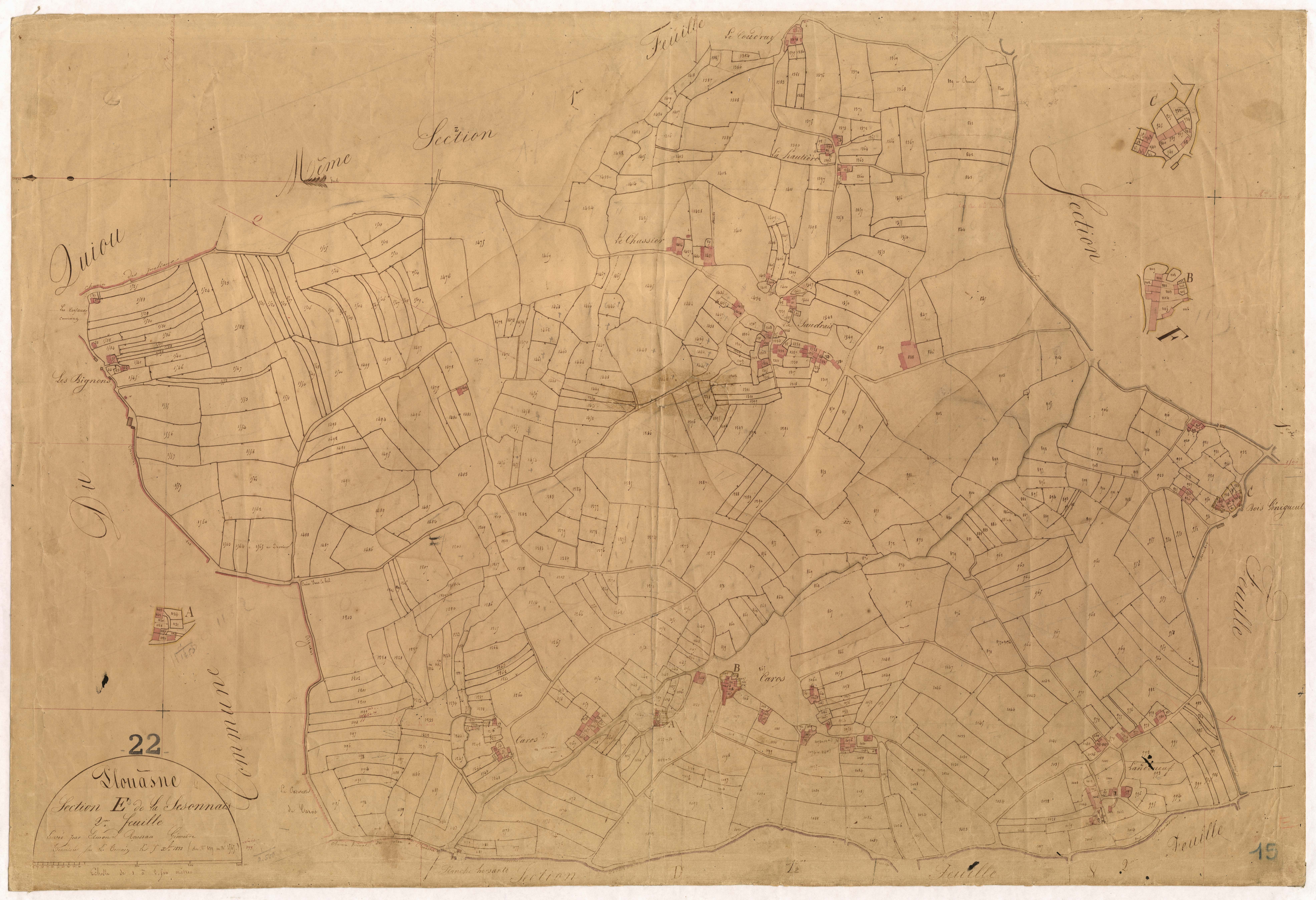 Plouasne - Section E, 2e feuille