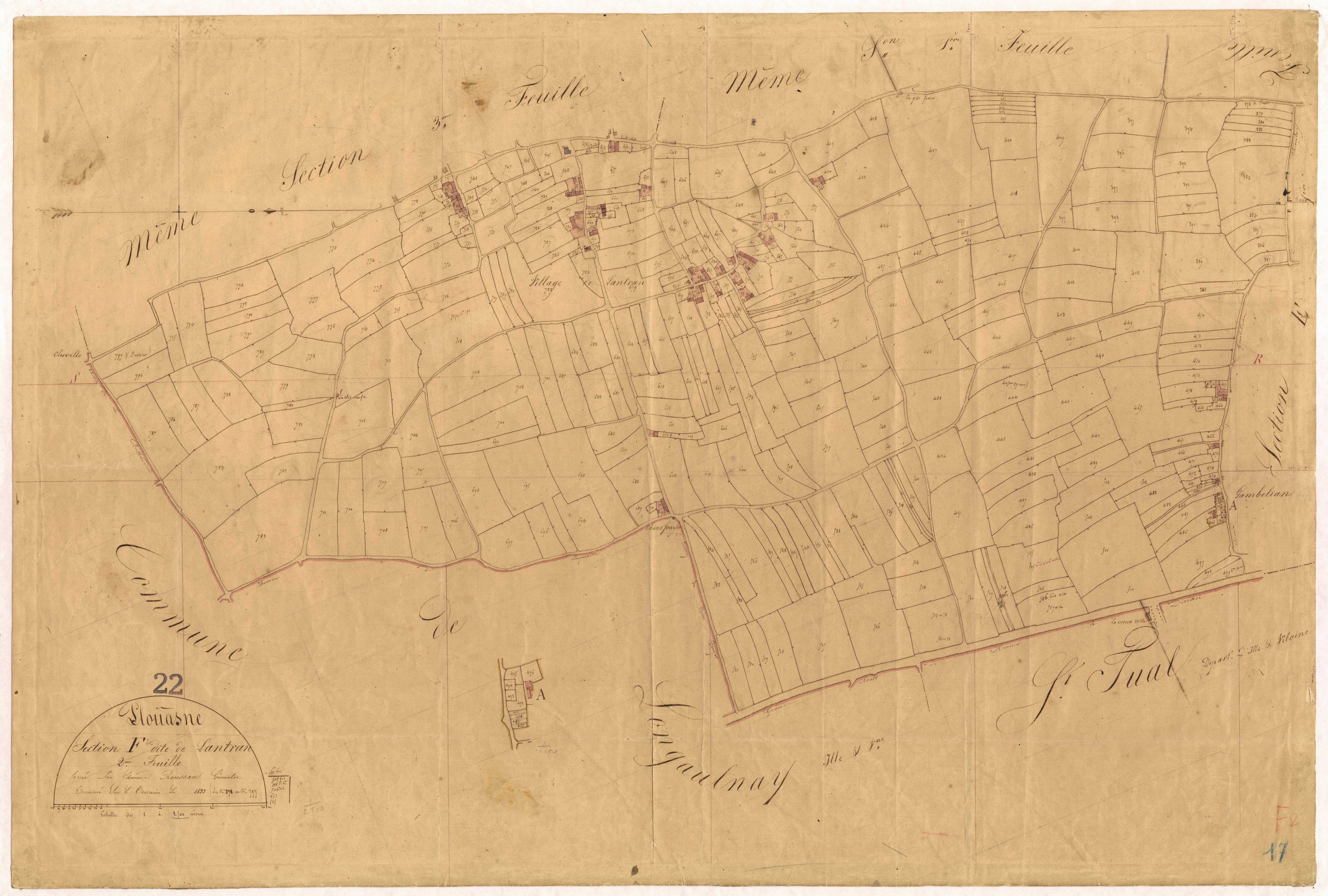 Plouasne - Section F, 2e feuille